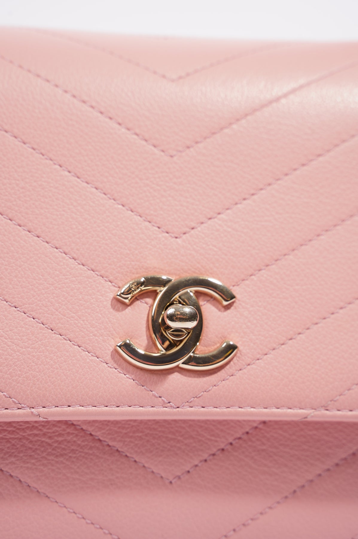 Chanel Chevron Camera Bag Pink - Luxury In Reach