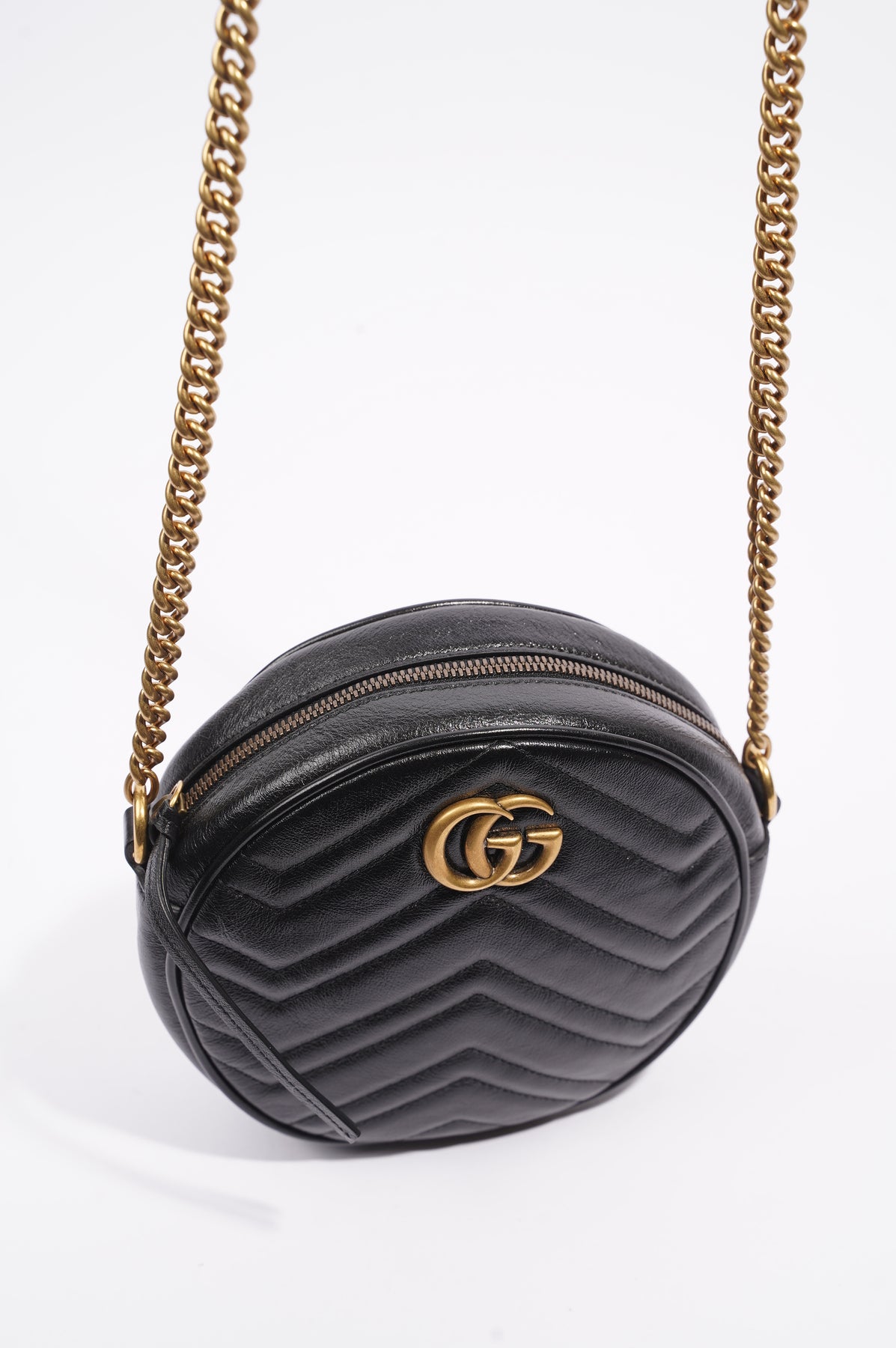 sac a main gucci 550154 mini marmont round bandouliere