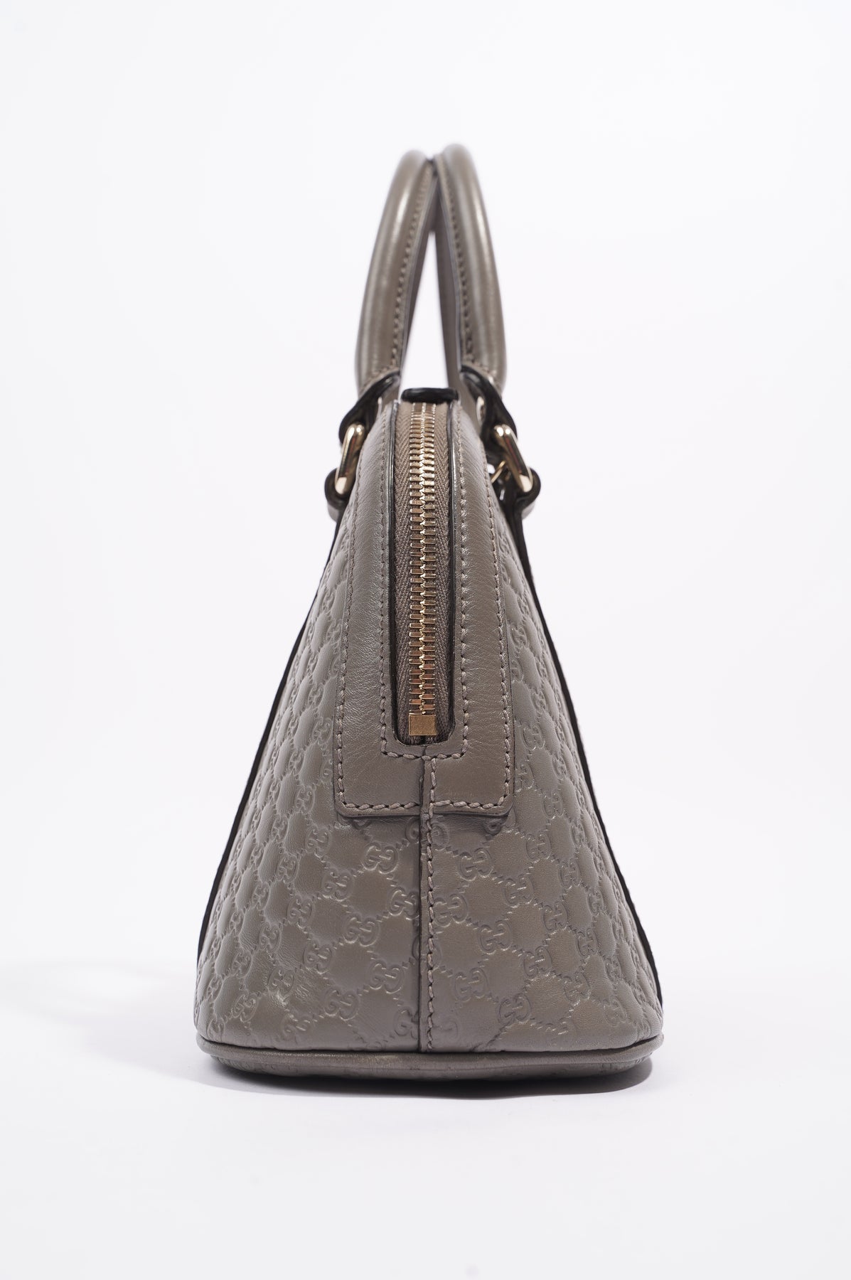 Gucci Grey Microguccissima Leather Mini Dome Bag Gucci