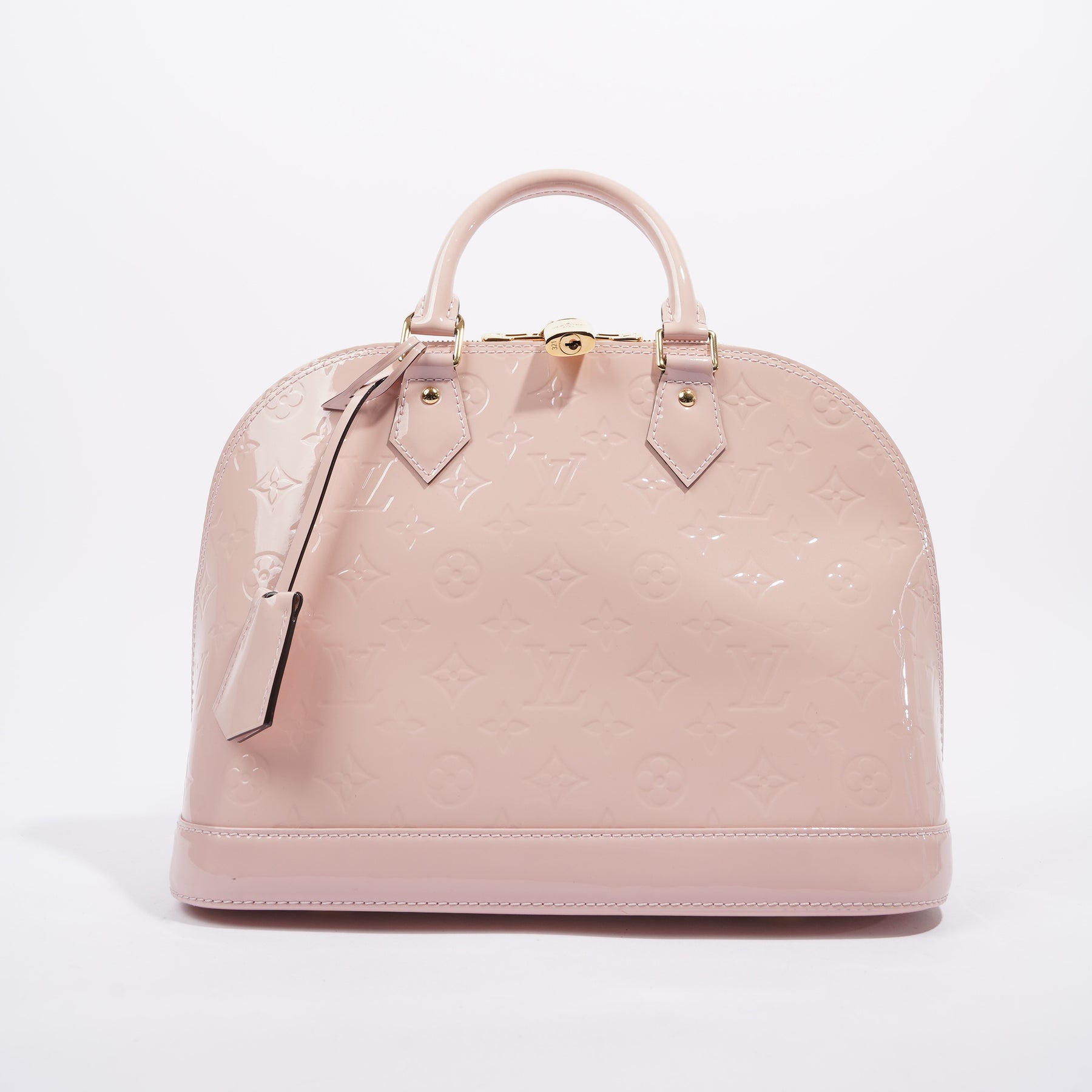 Louis Vuitton Womens Alma Pink Vernis Leather PM – Luxe Collective