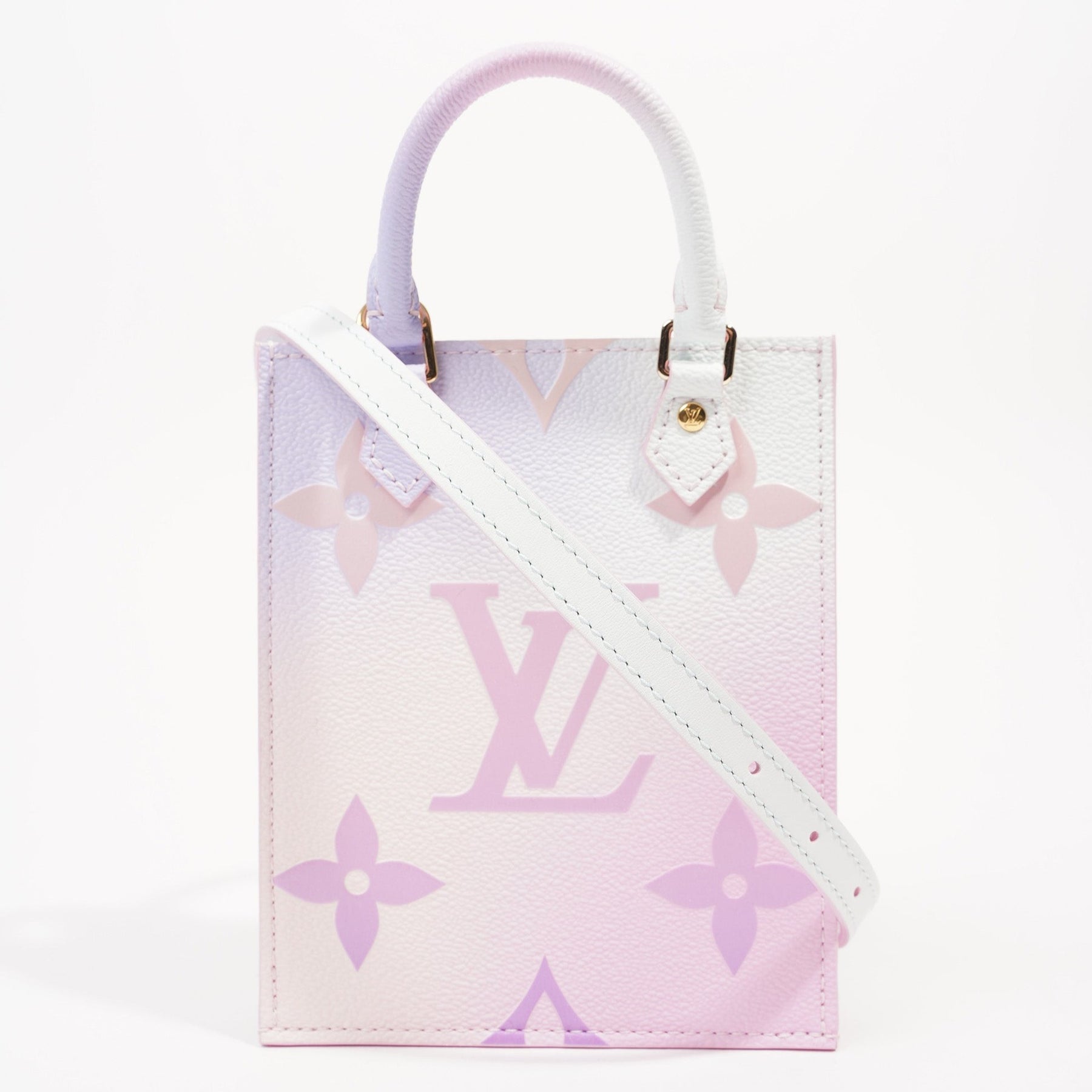 Louis Vuitton Petit Sac Plat Sunrise Pastel in Coated Canvas/Leather with  Gold-tone - US