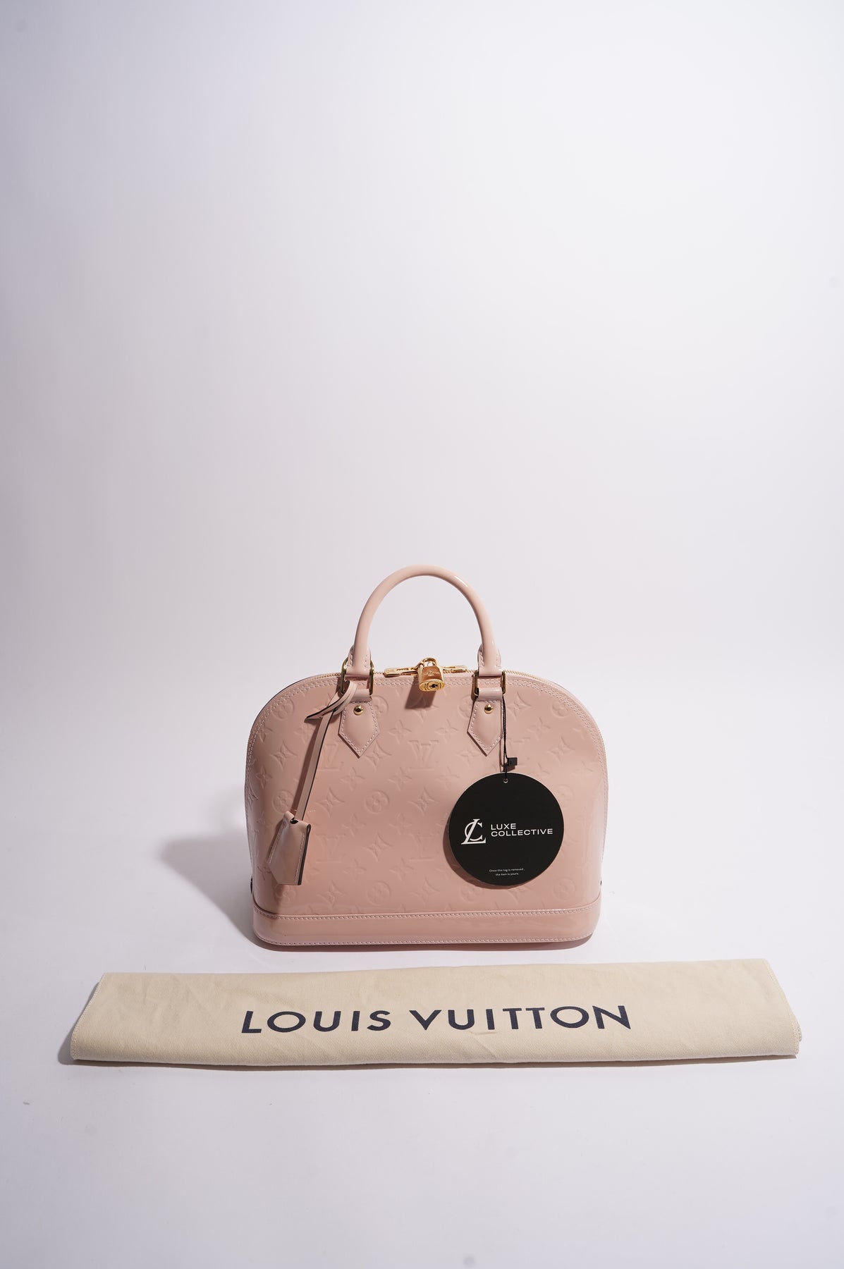Louis Vuitton Alma Vernis BB Dune Bag