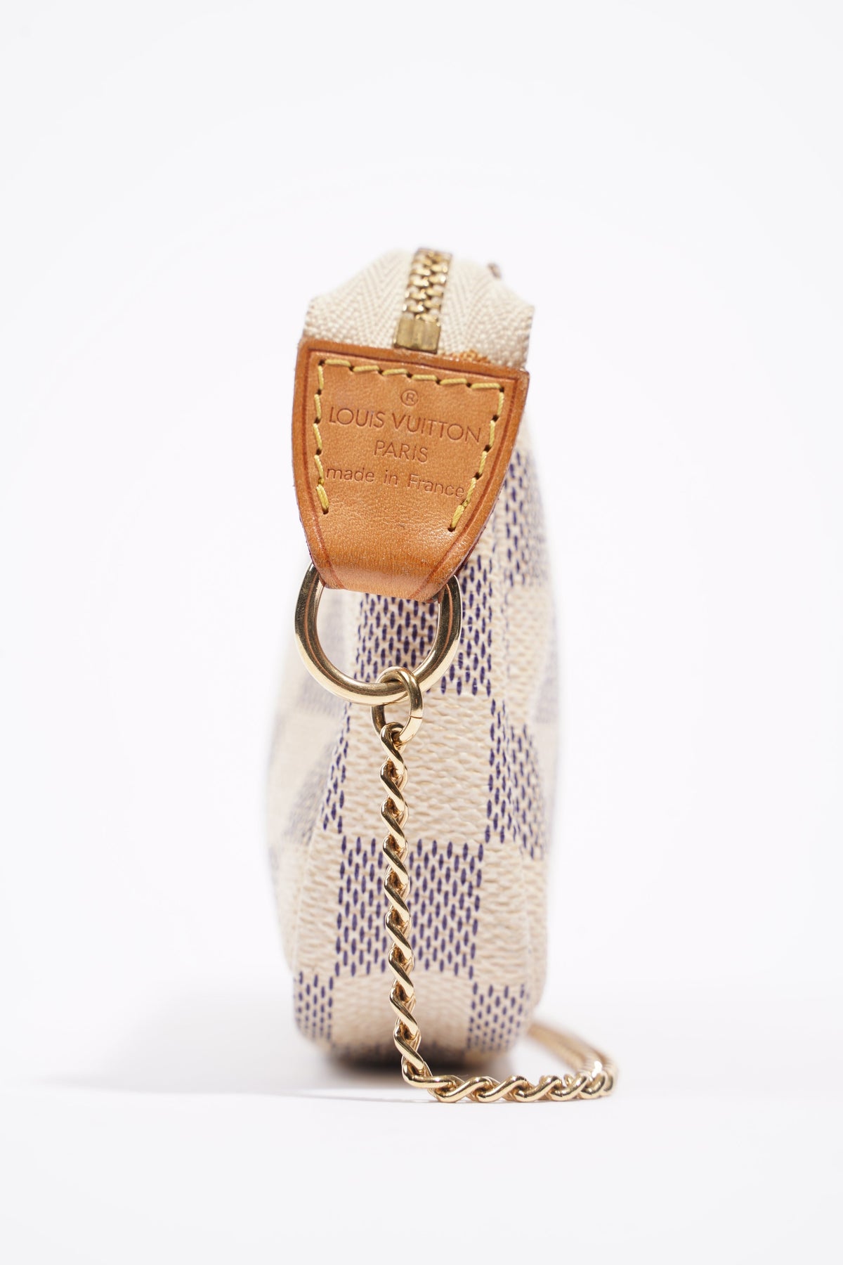 Louis Vuitton Womens Mini Pochette Accessoire Damier Azur – Luxe Collective
