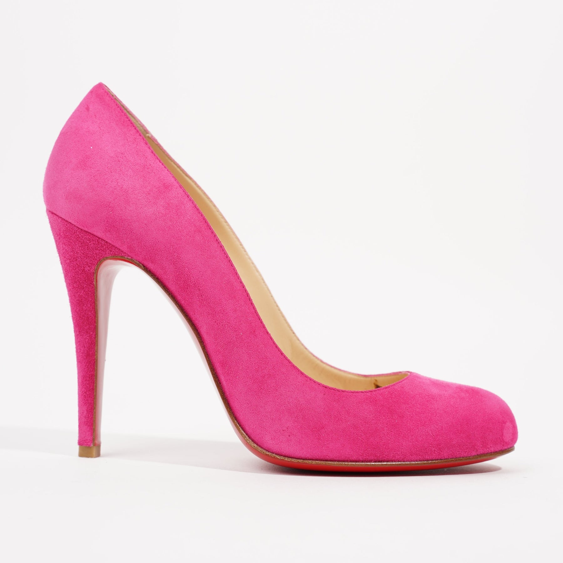 Pink suede heels on sale uk