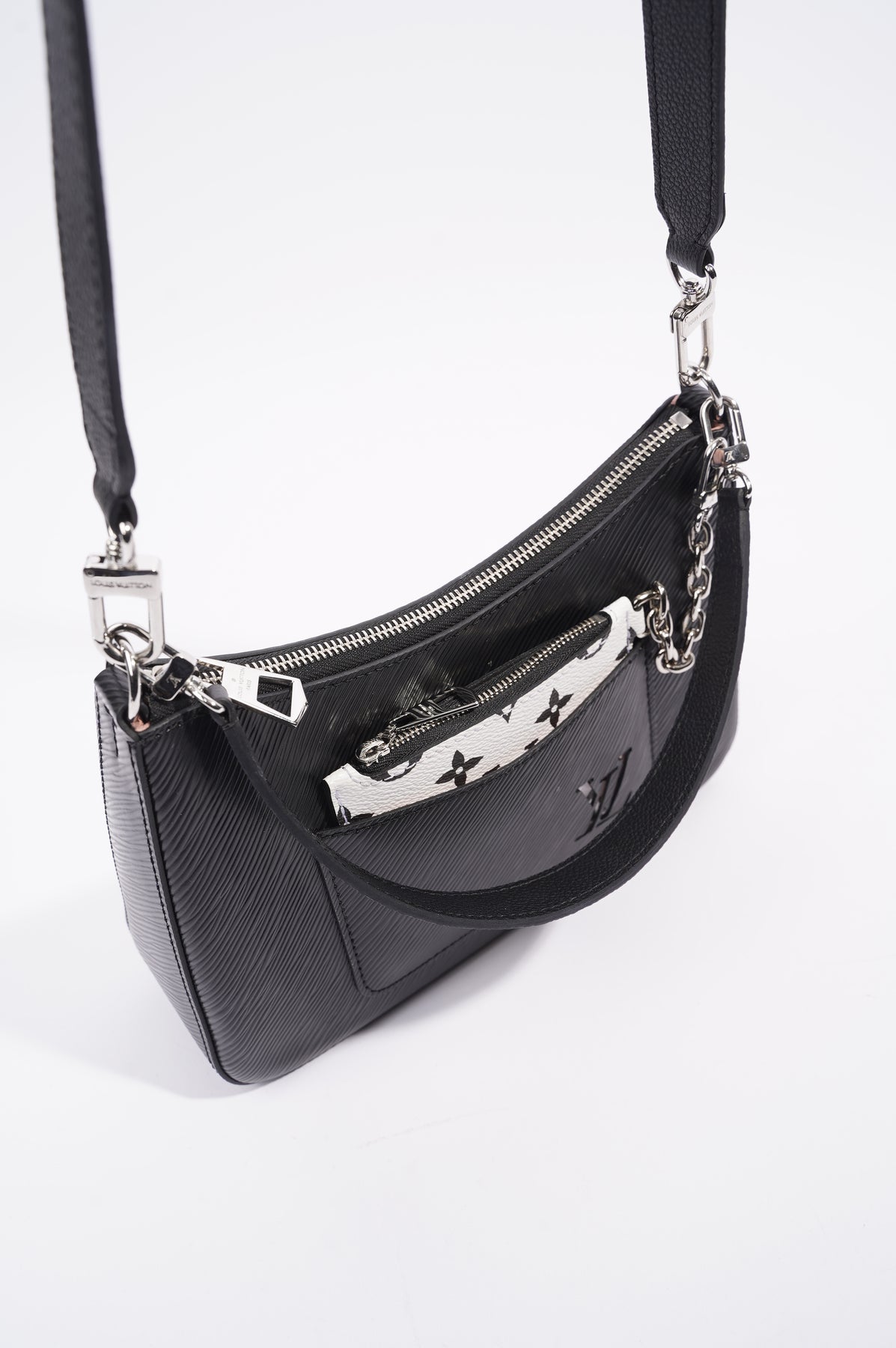 Louis+Vuitton+Marelle+Crossbody+Black+Epi+Leather for sale online