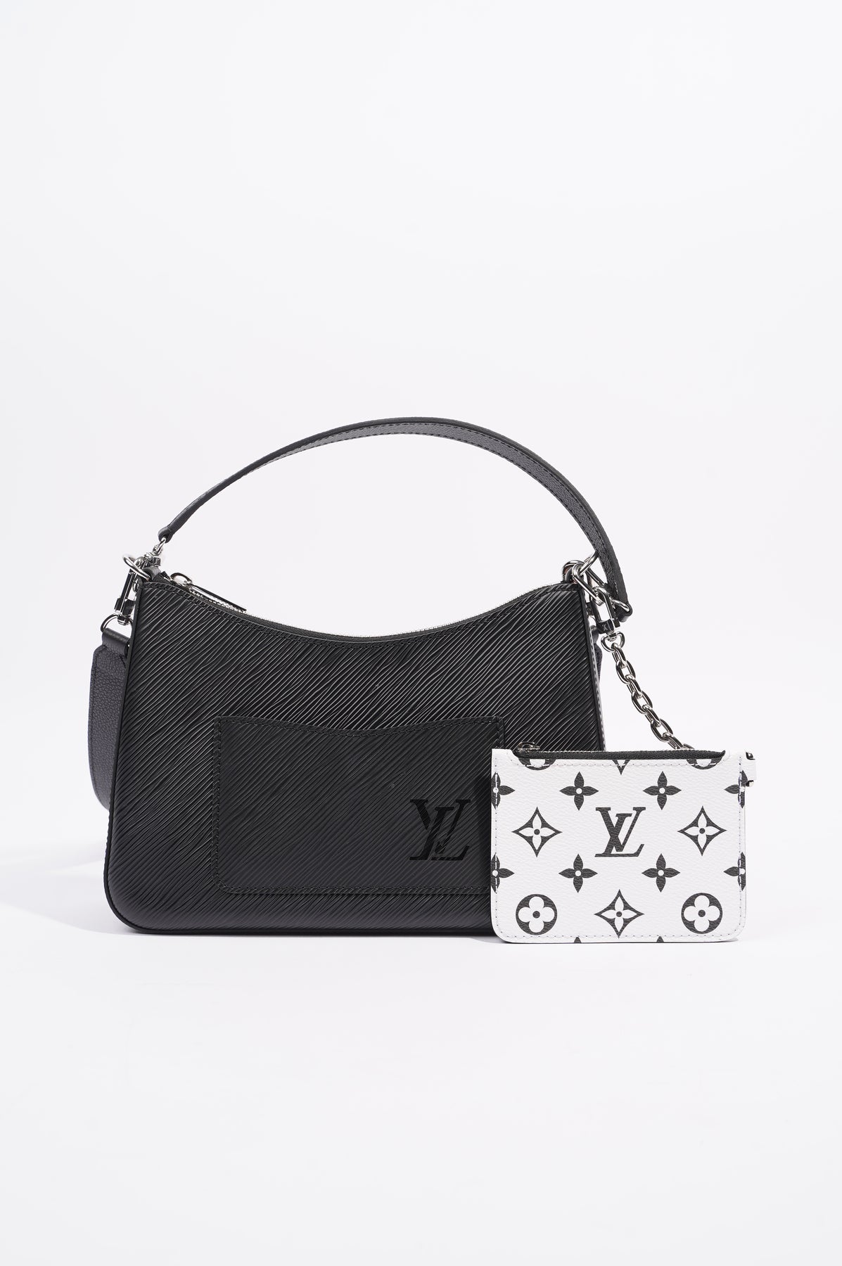 Louis Vuitton Marelle Handbag Epi Leather With Silver Color Hardware –  EliteLaza