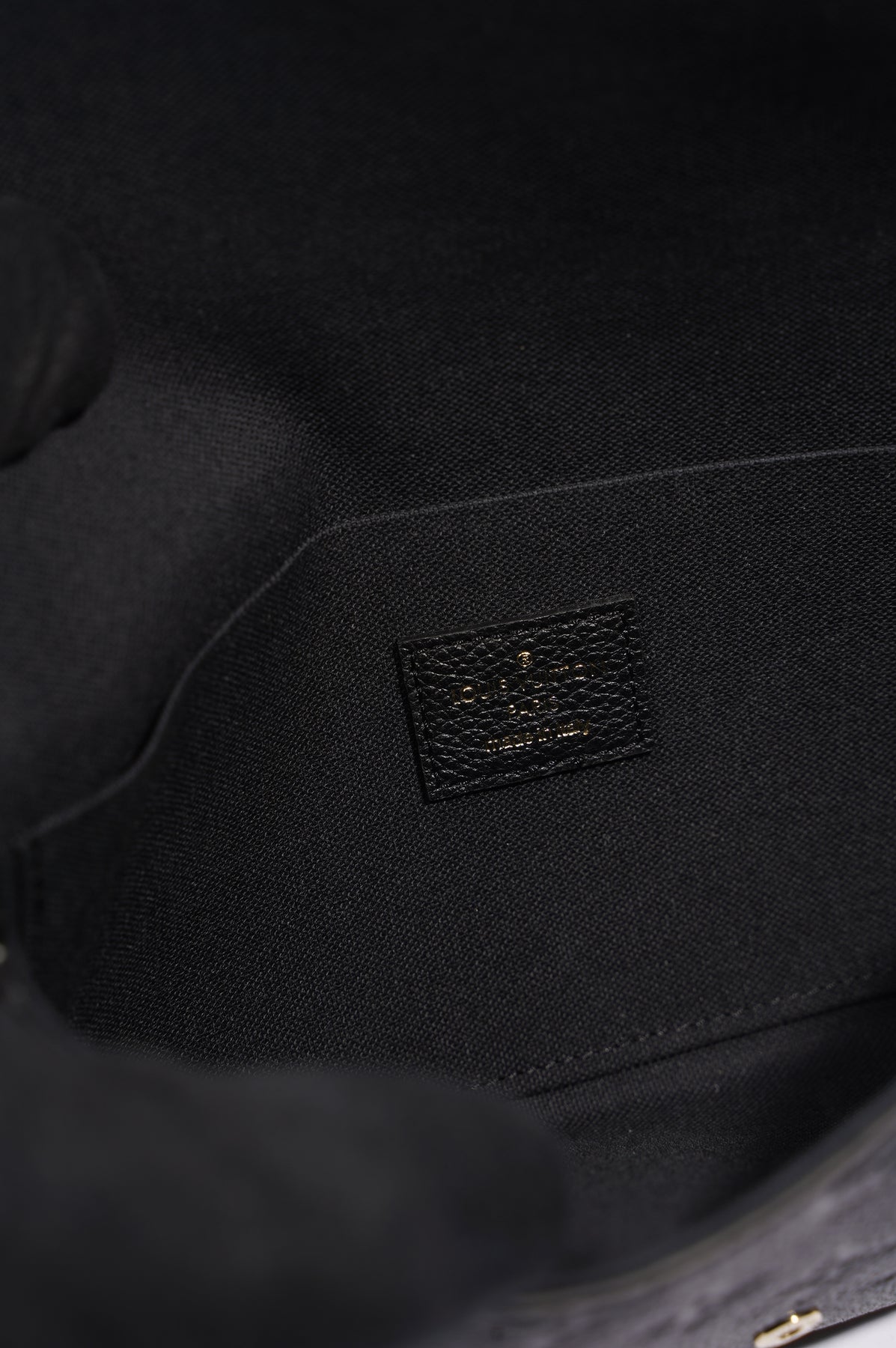 Louis Vuitton Black Monogram Empreinte Félicie Pochette