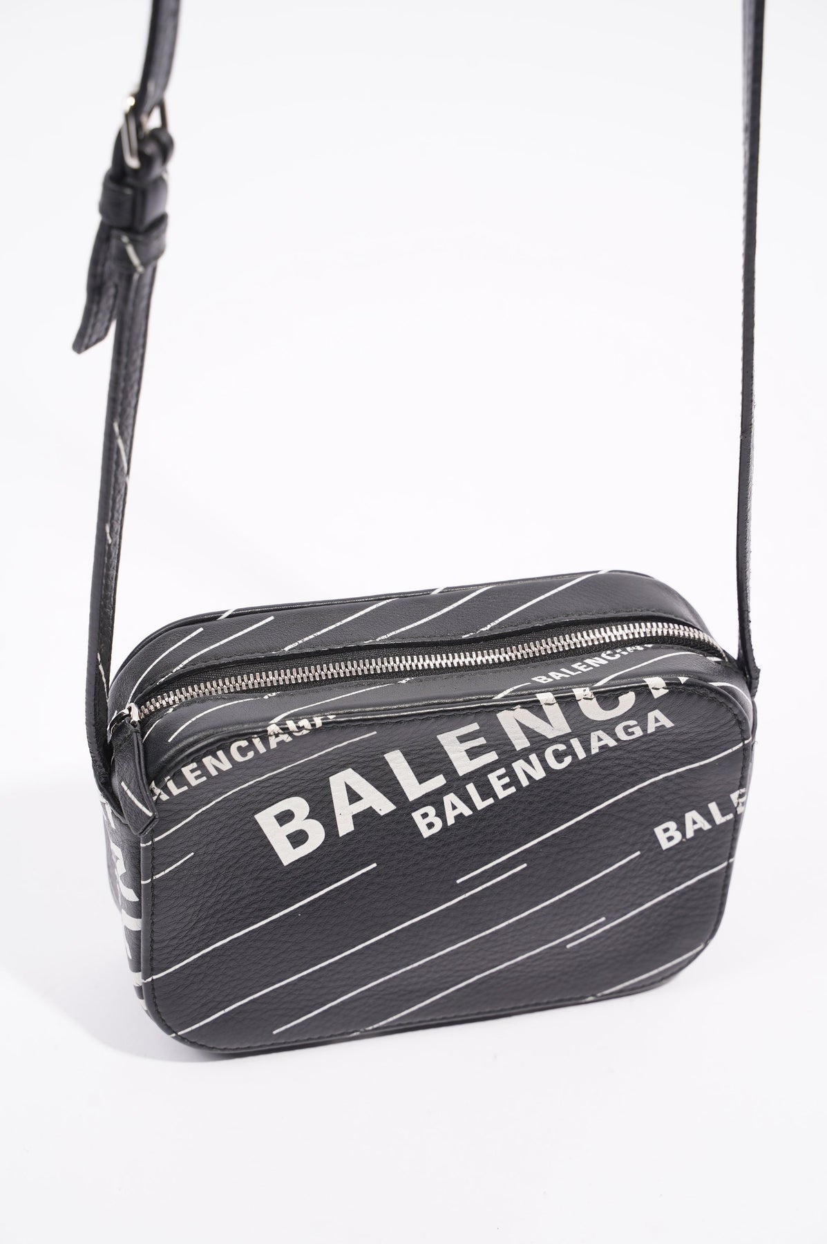 Balenciaga Women's Everyday Small Camera Bag - Black White