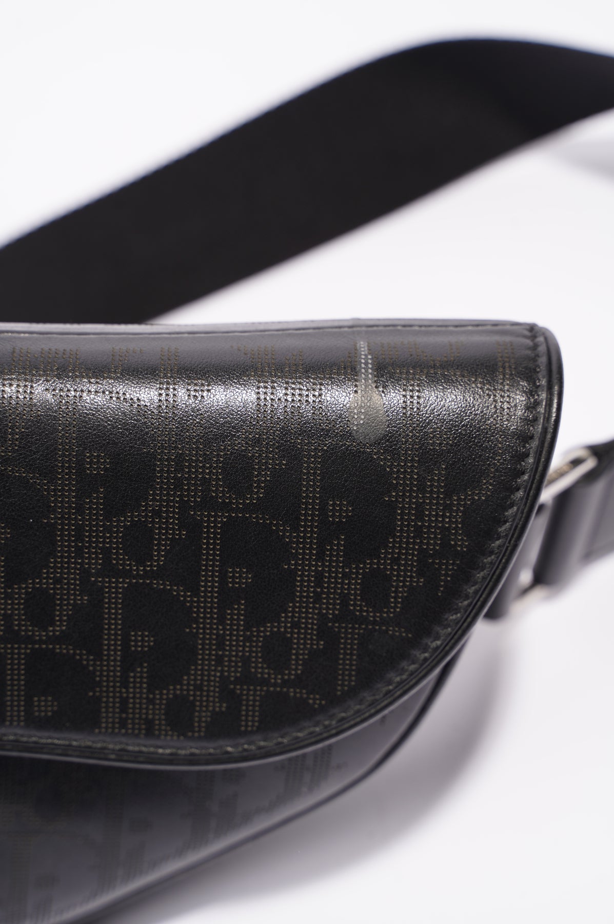 Men's Dior Saddle bag Black Leather ref.757303 - Joli Closet
