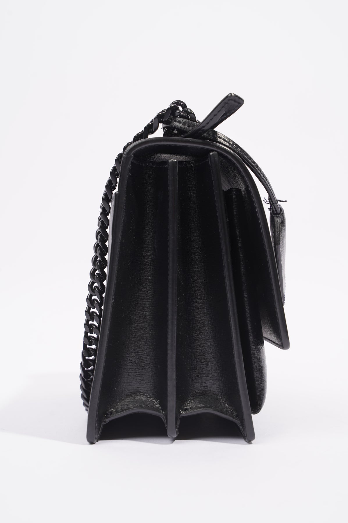 Saint Laurent Womens Sunset Bag Black Medium – Luxe Collective