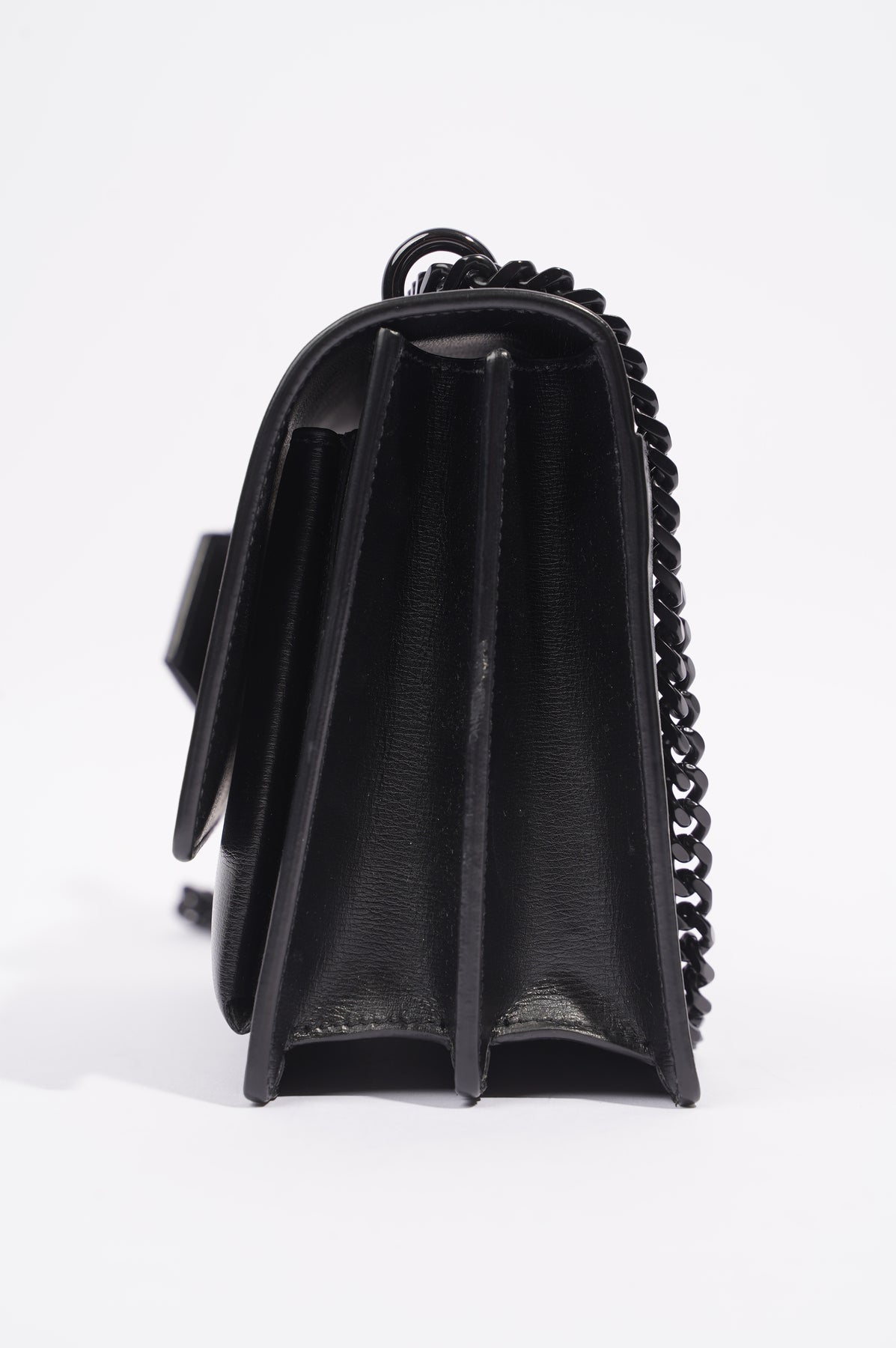 Saint Laurent Womens Sunset Bag Black Medium – Luxe Collective