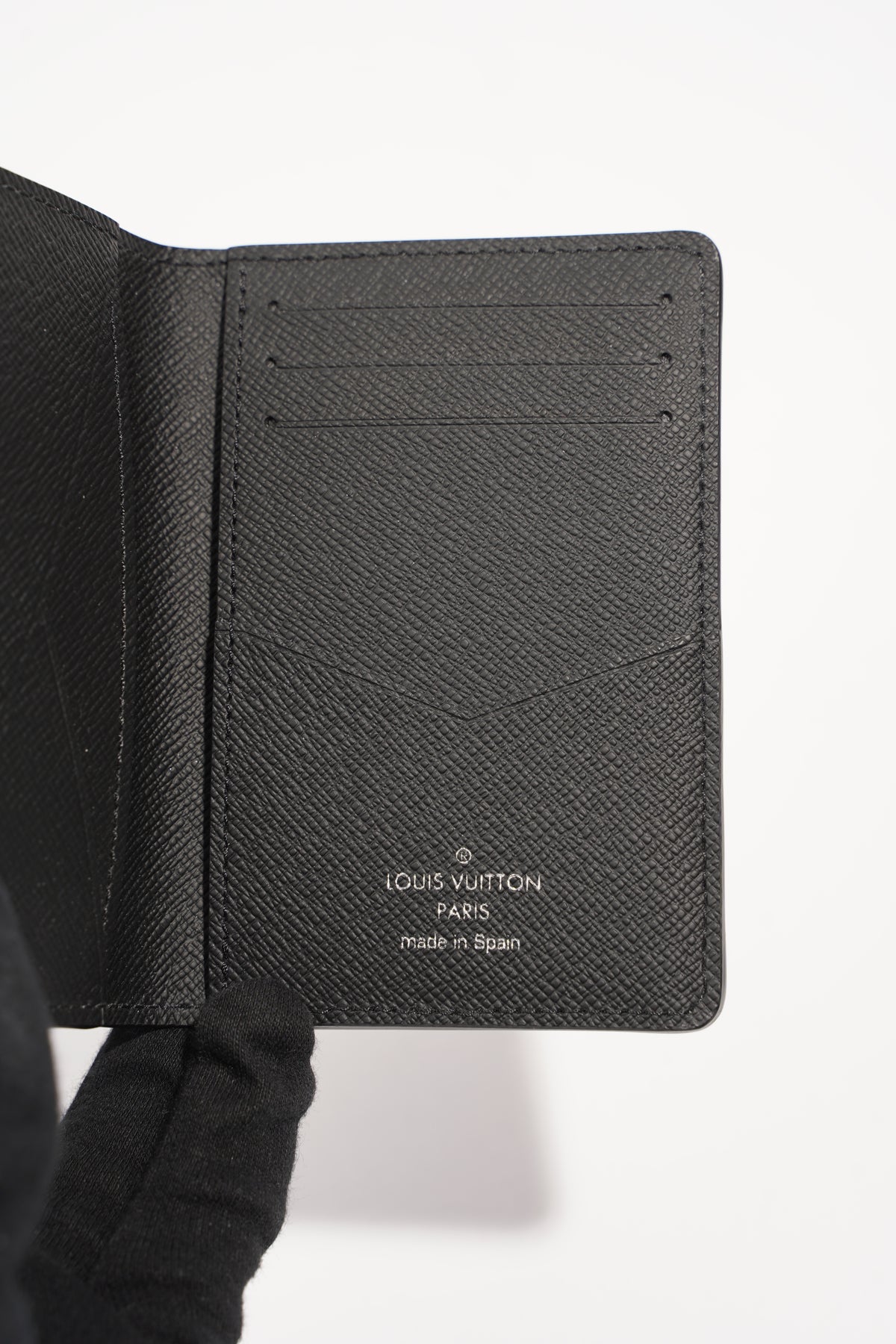 LV x YK Pocket Organizer Monogram Eclipse - Men - Small Leather