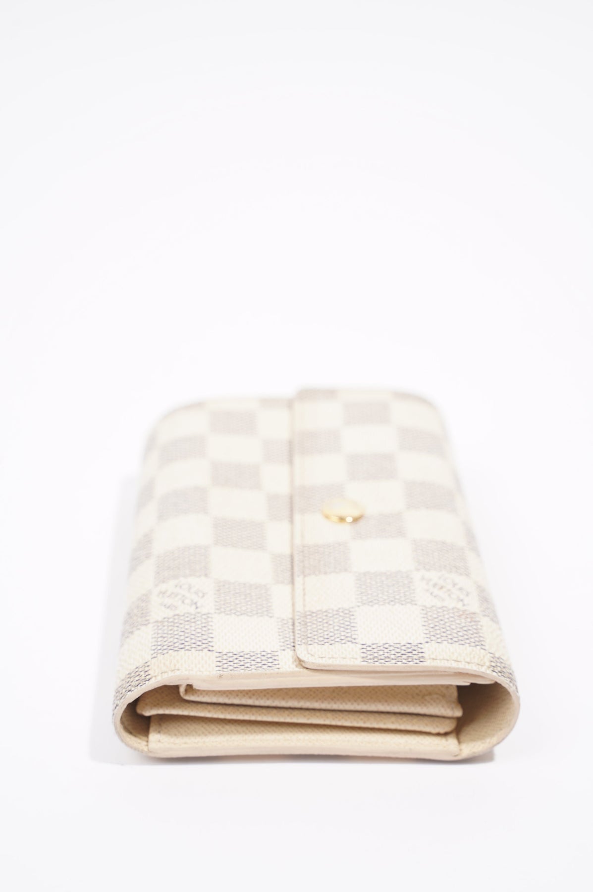 Louis Vuitton White Alexandra Damier Azur Canvas Wallet