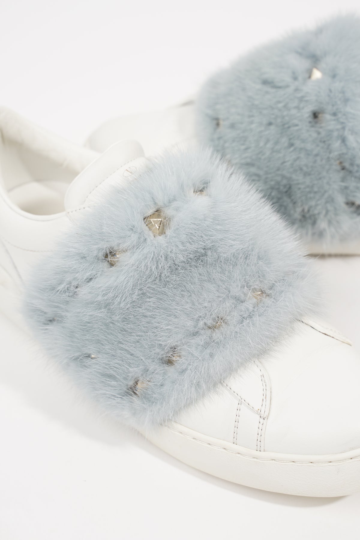 Valentino mink deals fur sneakers