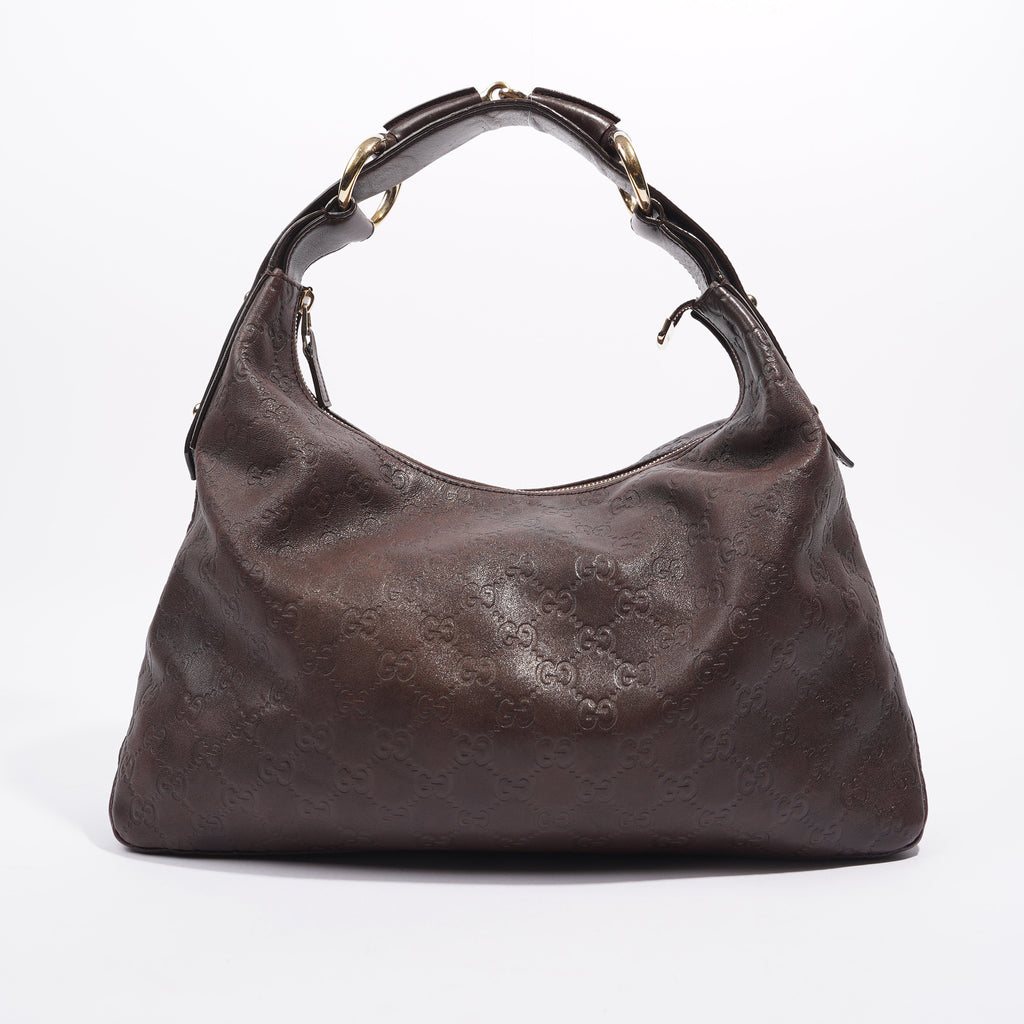 Gucci Horsebit Large Guccissima Leather Hobo Bag