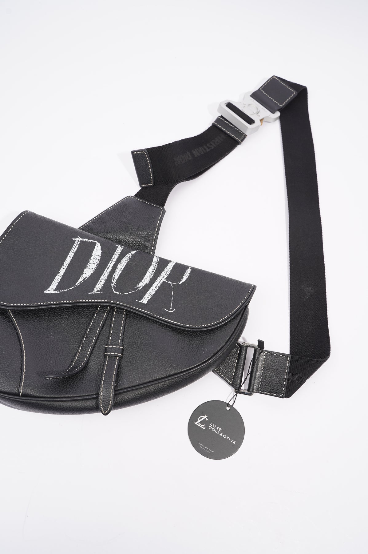 Dior And Shawn Saddle Bag Black