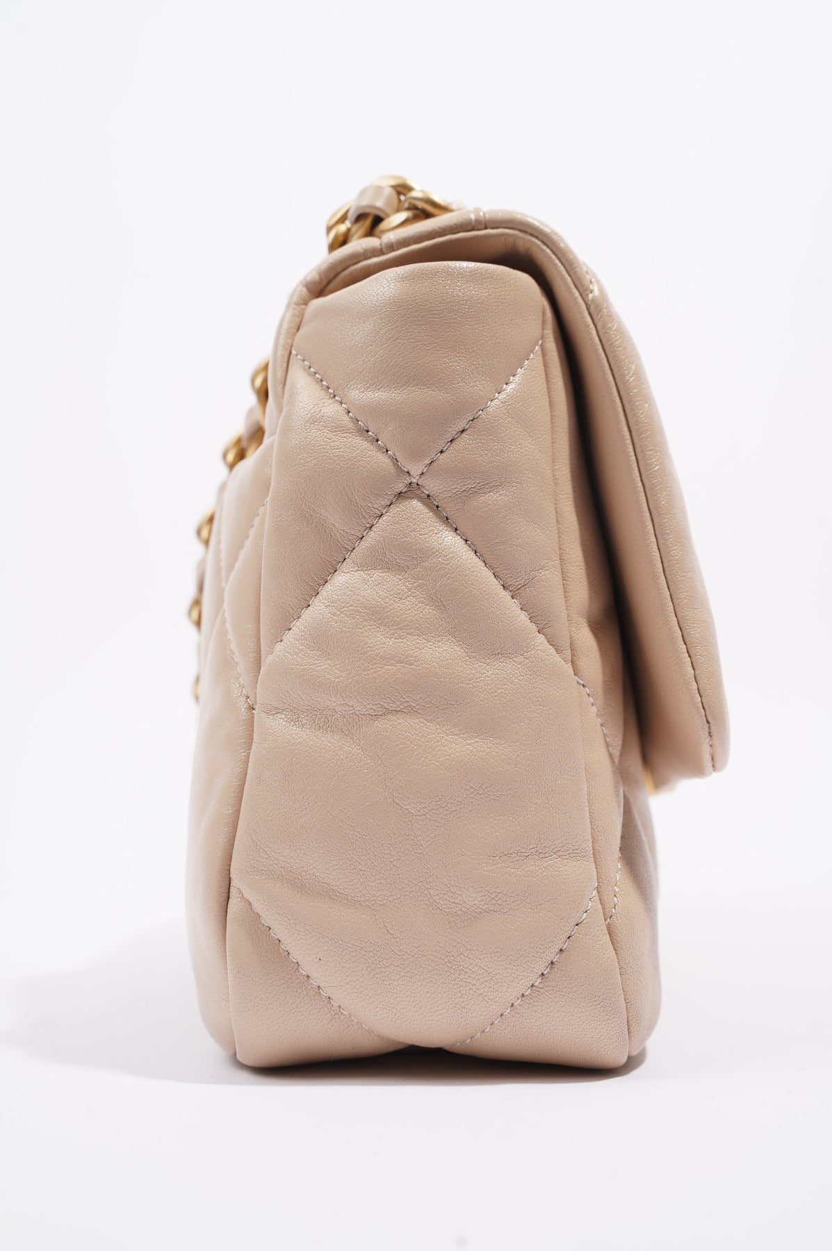 Only 2358.00 usd for CHANEL 19 Small Flap Bag in 20S Light Beige Lambskin  Online at the Shop