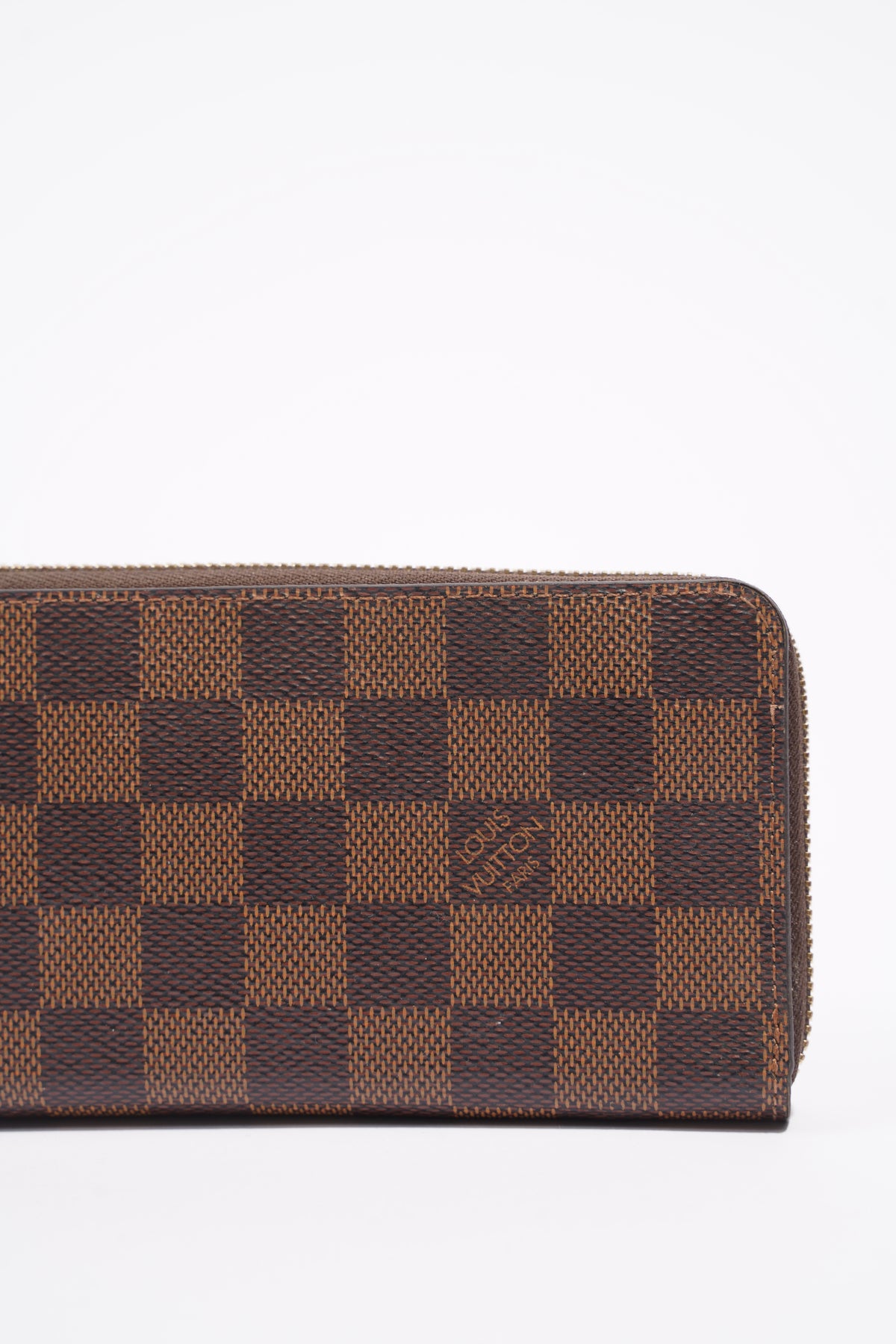 Custom Louis Vuitton Clemence Wallet - Damier Ebene - Design Custom Bags