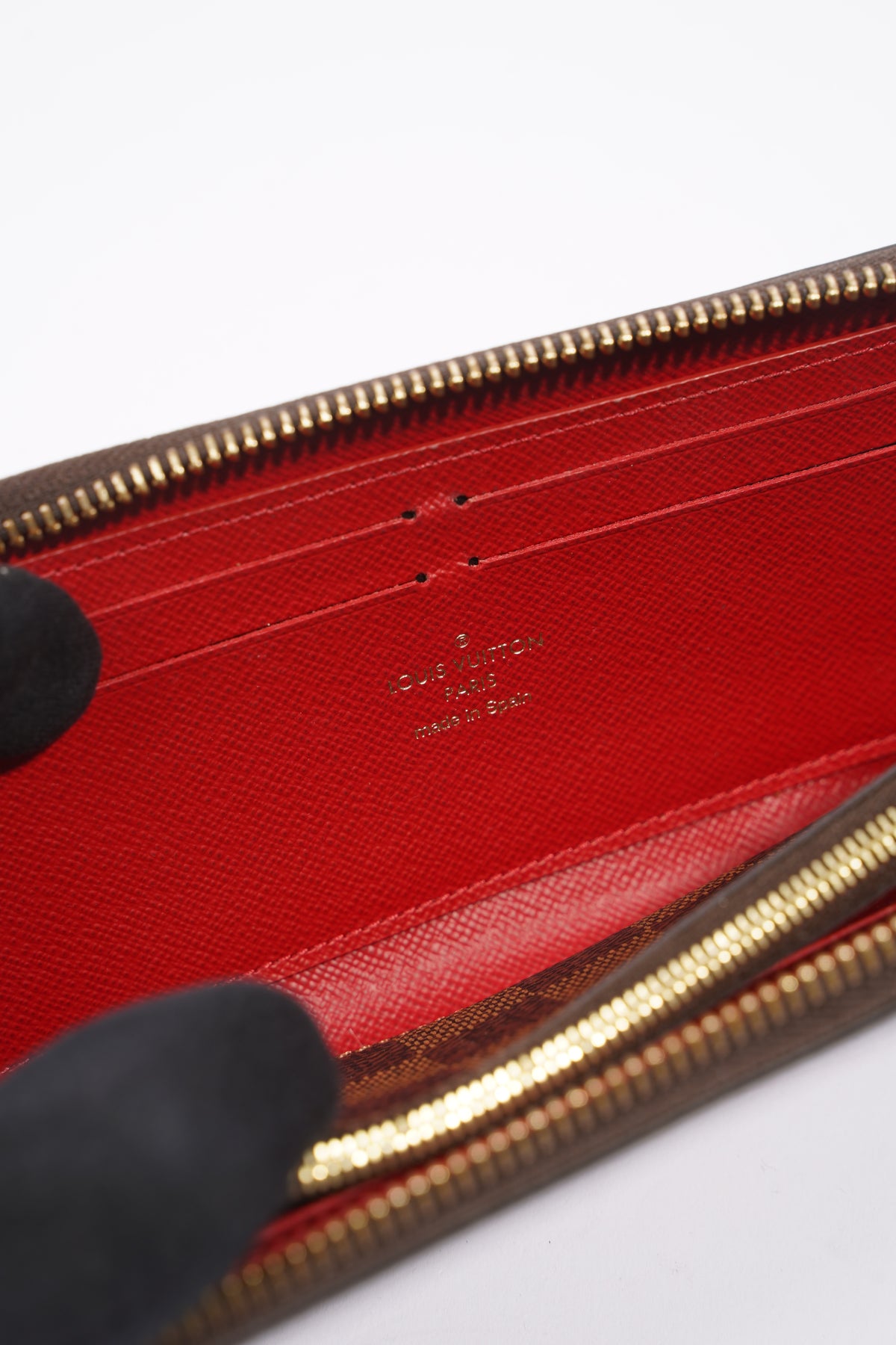 Louis Vuitton Damier Ebene Clemence Wallet (SHF-20352) – LuxeDH