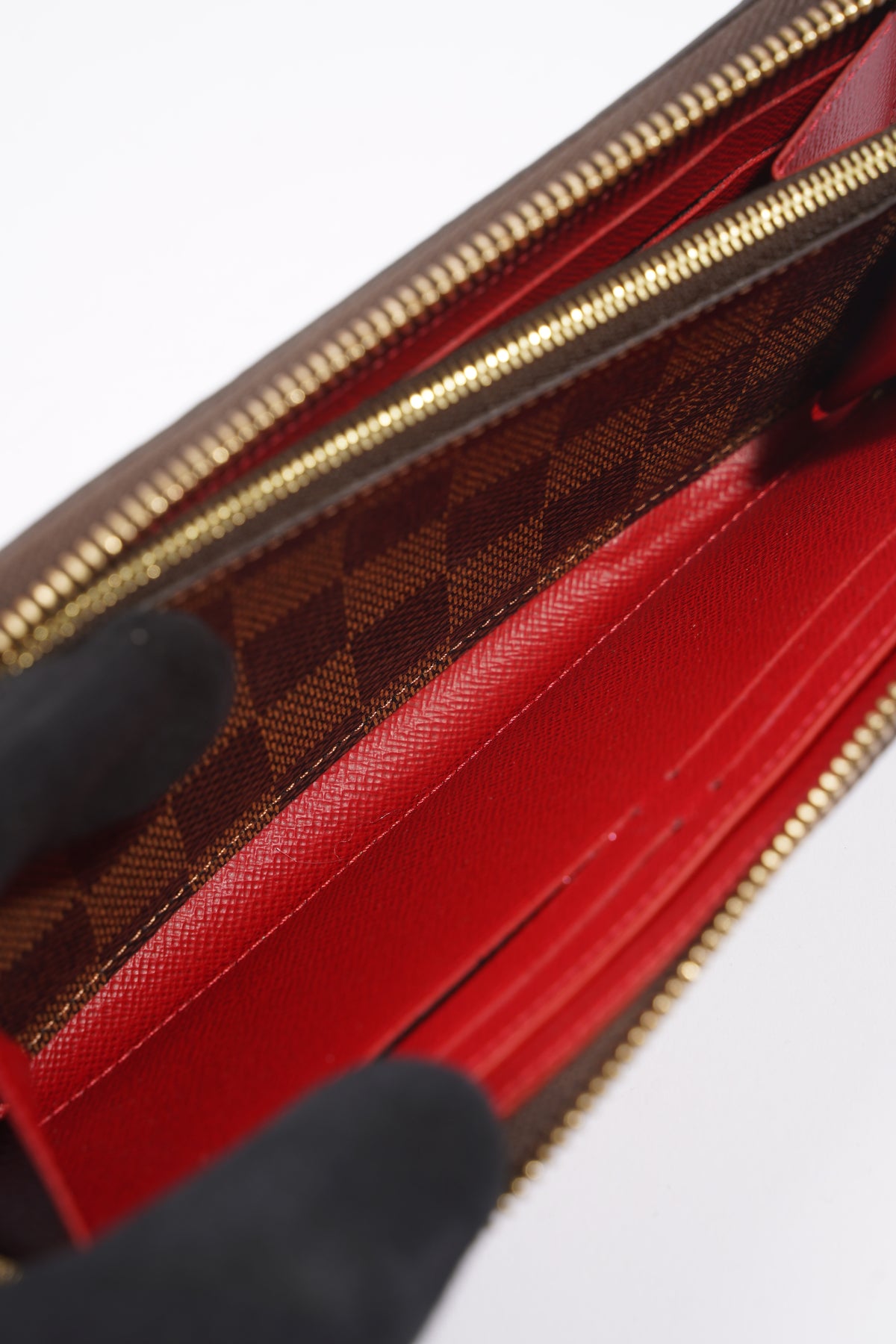 Louis Vuitton Damier Ebene Clemence Wallet (SHF-20352) – LuxeDH