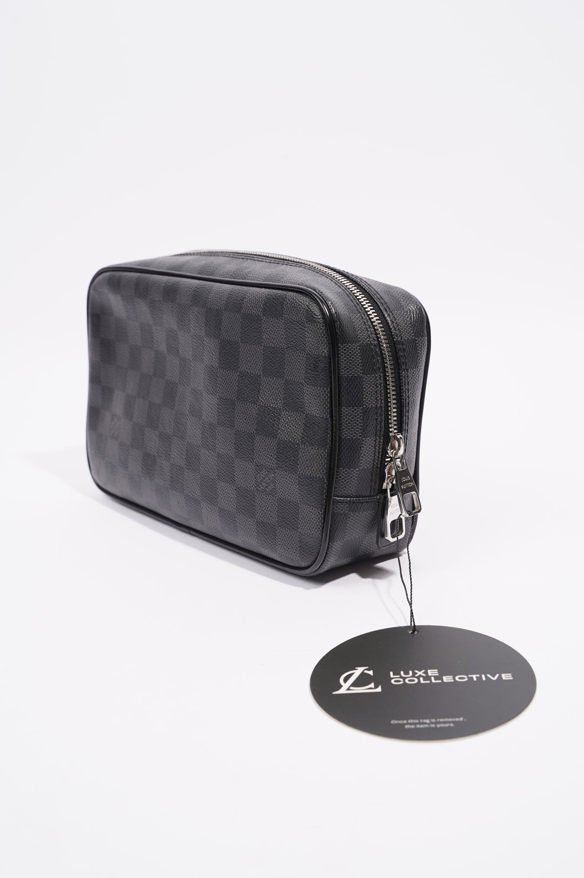 Louis Vuitton Mens Toiletry Bag Damier Graphite GM – Luxe Collective