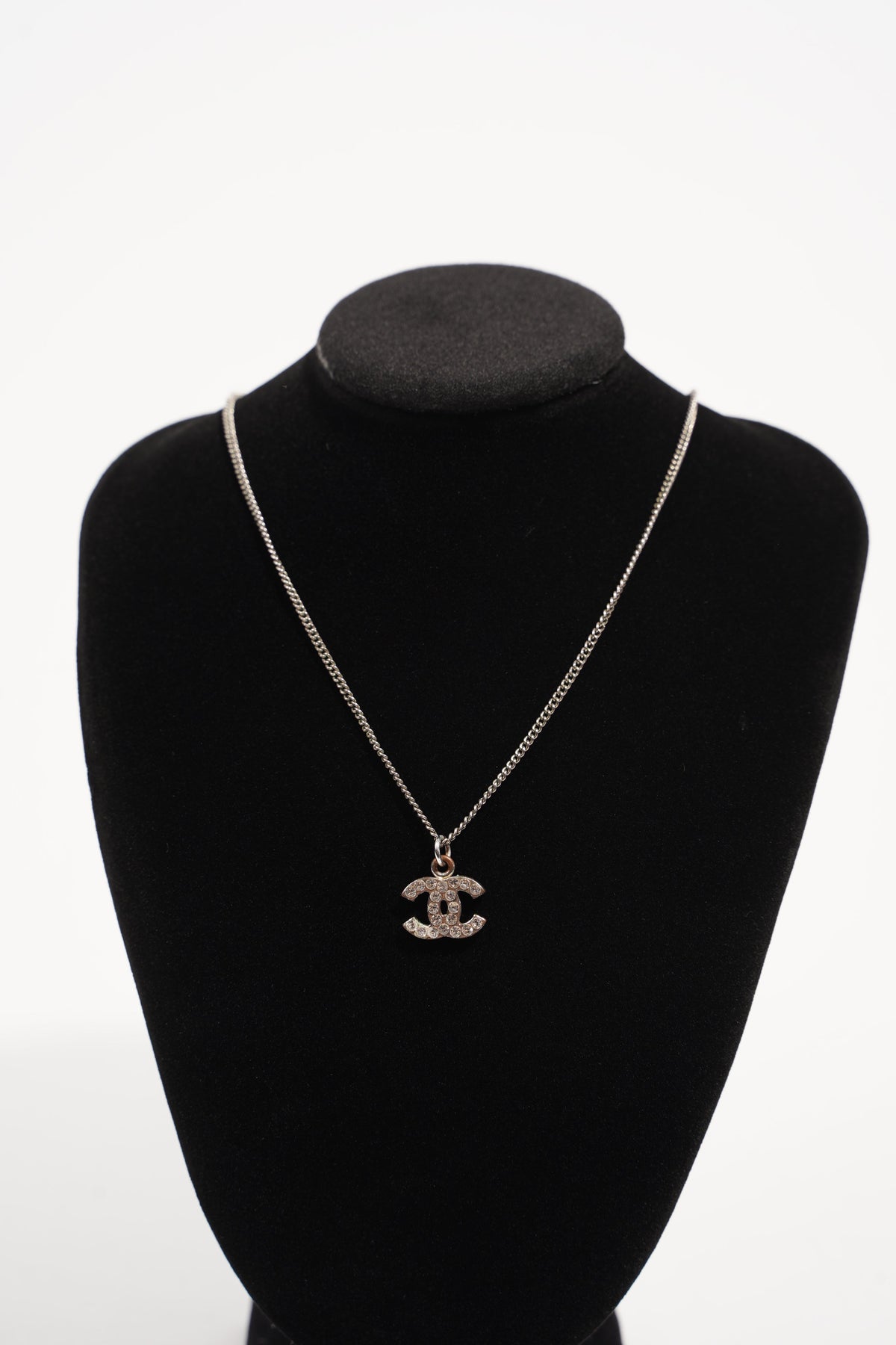 Chanel Necklace Multi Chain Silver CC Pendant SS 2018  Mightychic