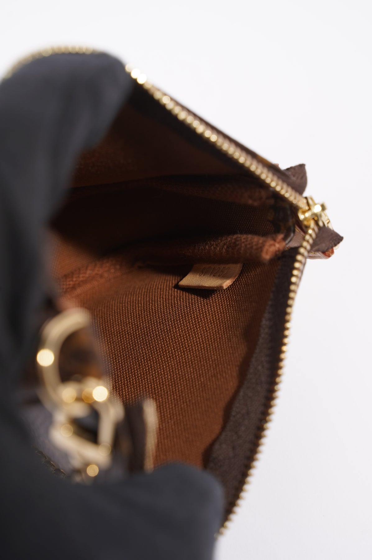 Louis Vuitton Monogram Pochette Accessories with Louis Vuitton Adjusta –  Luxmary Handbags