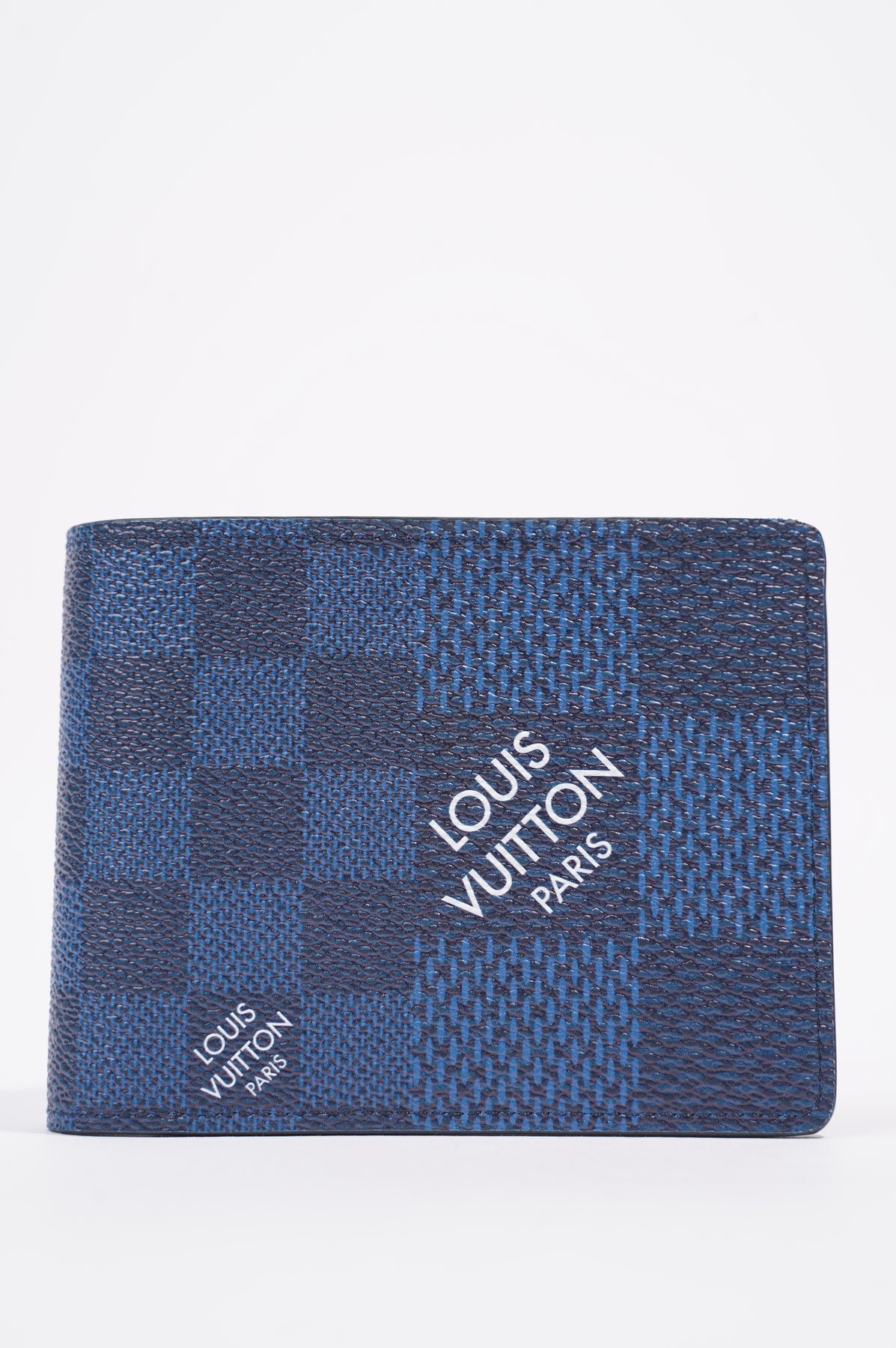 Louis Vuitton Mens Folding Wallets, Navy