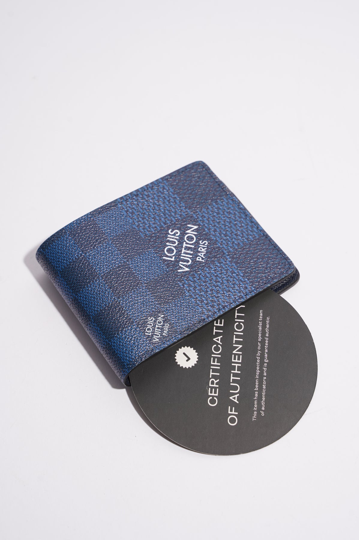 Louis Vuitton Taigarama Multiple Wallet Men M30299 Cobalt Navy Blue -  $65.00 
