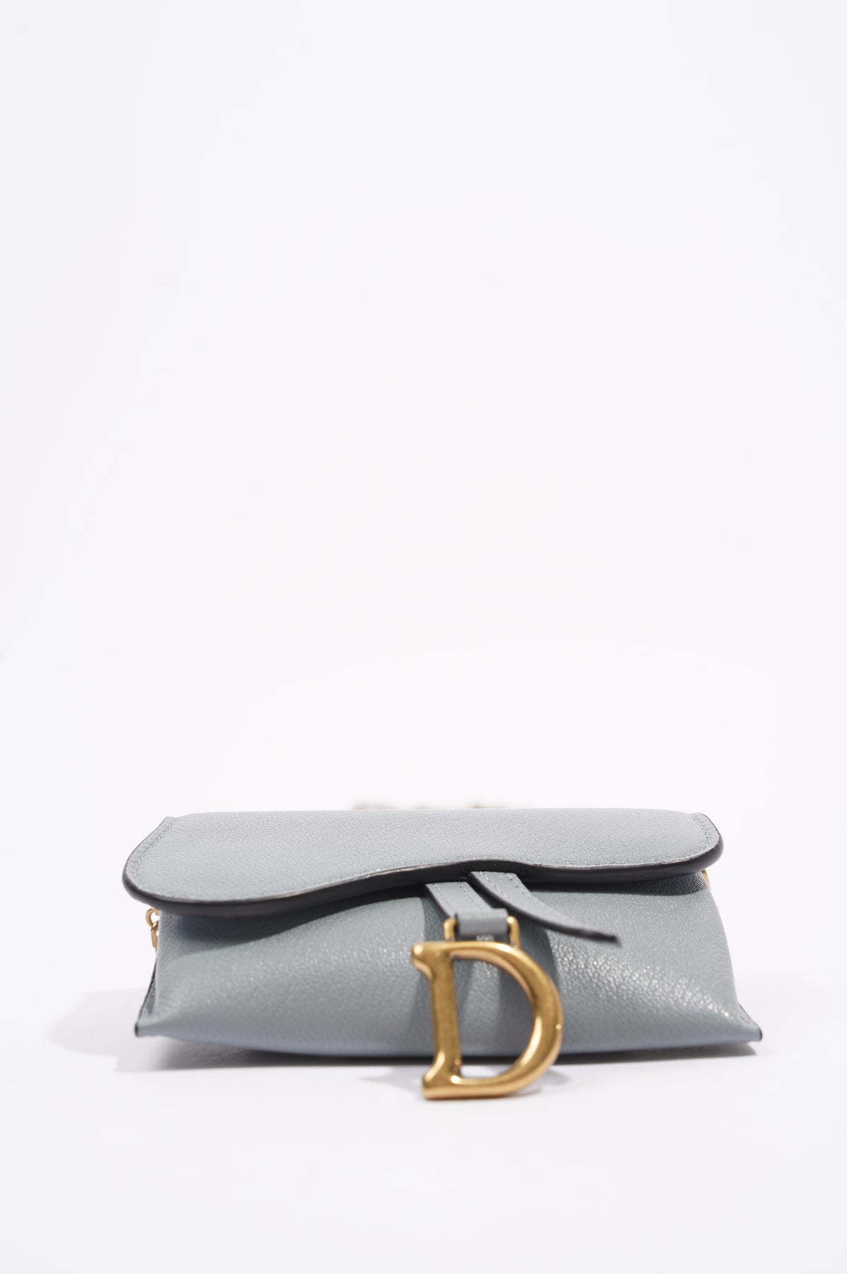 Christian Dior Womens Saddle Pouch Baby Blue Nano – Luxe Collective