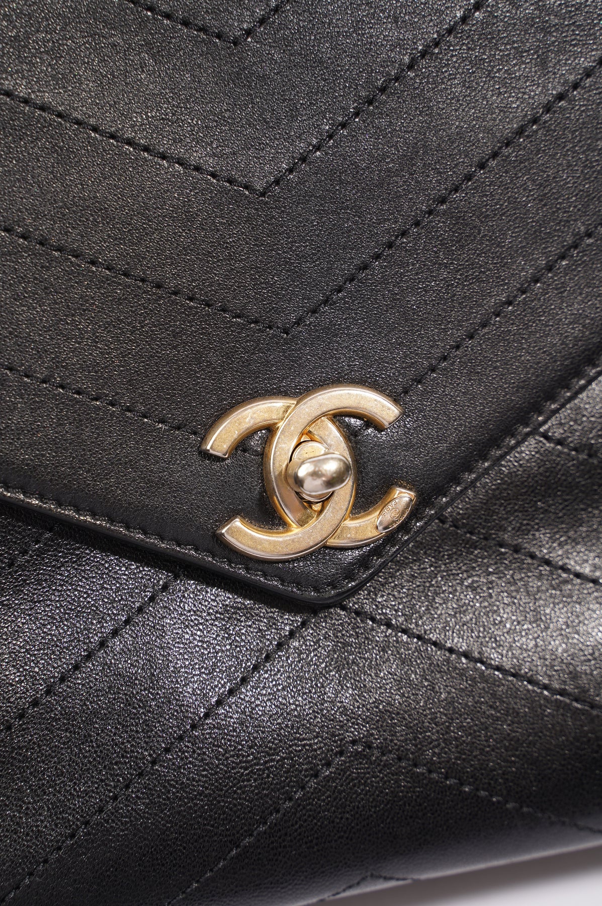 Chanel black leather crossbody briefcase-101091 Lambskin ref.855499 - Joli  Closet