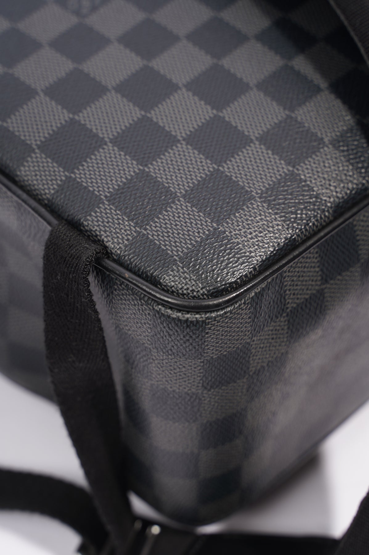 Louis Vuitton LV Men Josh Backpack in Damier Graphite Canvas-Grey - LULUX