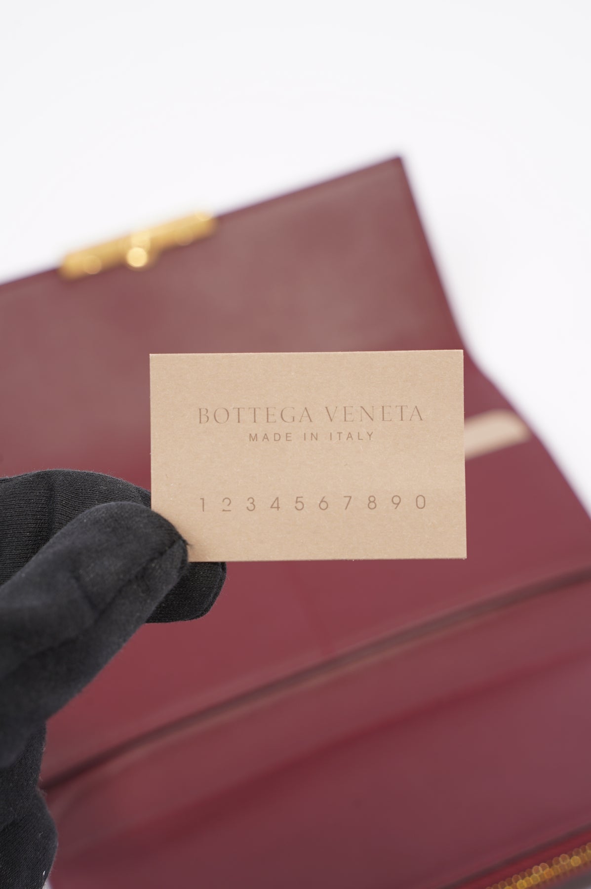 BOTTEGA VENETA, Burgundy Women's Checkbook Holder