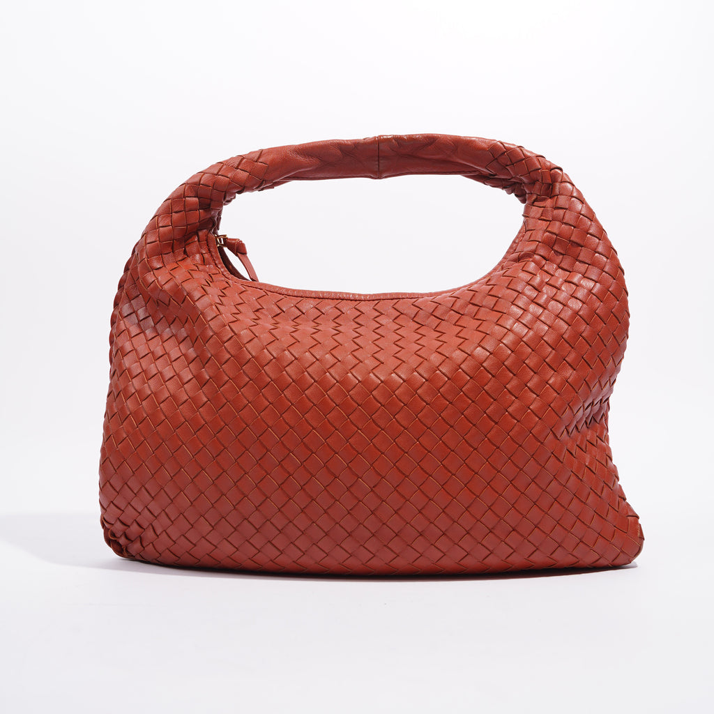 Bottega red clearance bag