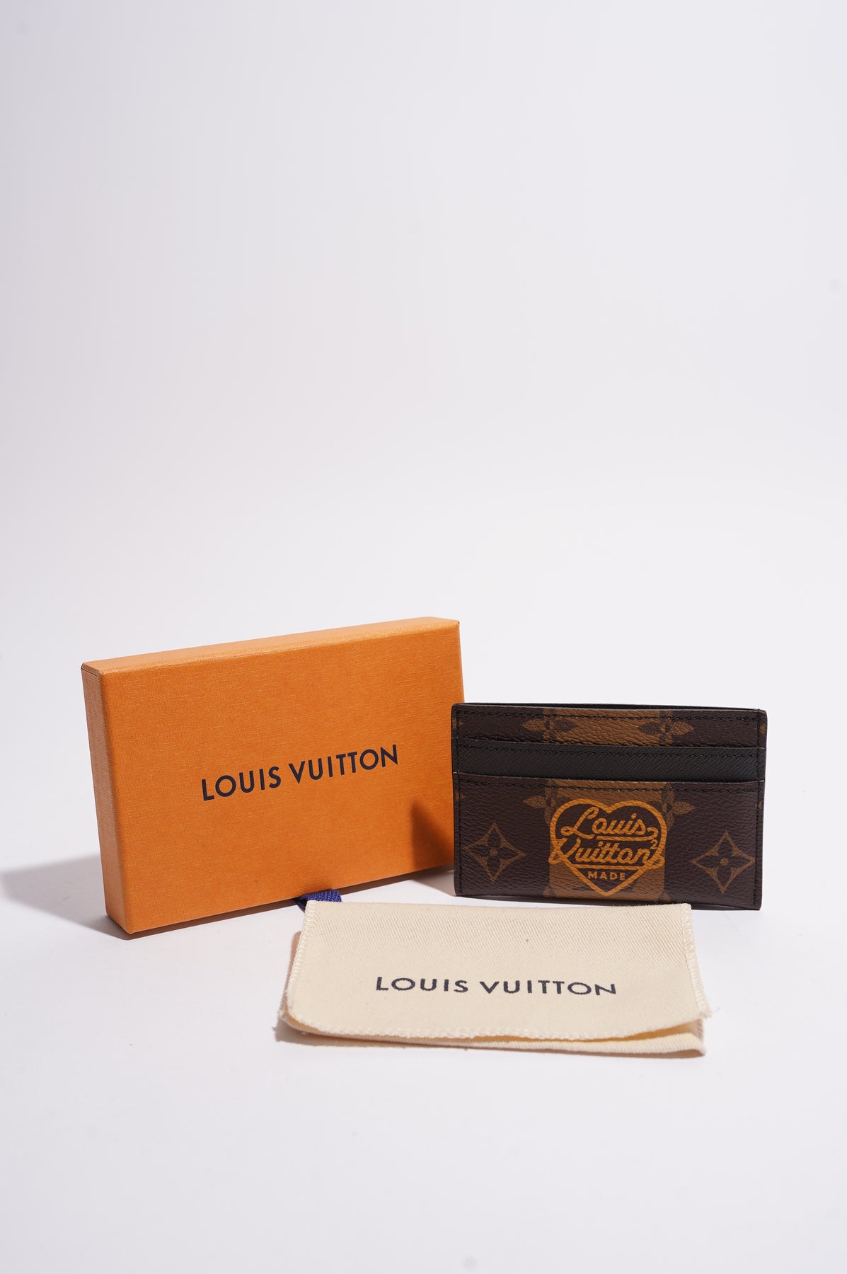 Louis Vuitton x Nigo Mens Double Card Holder Reverse Monogram