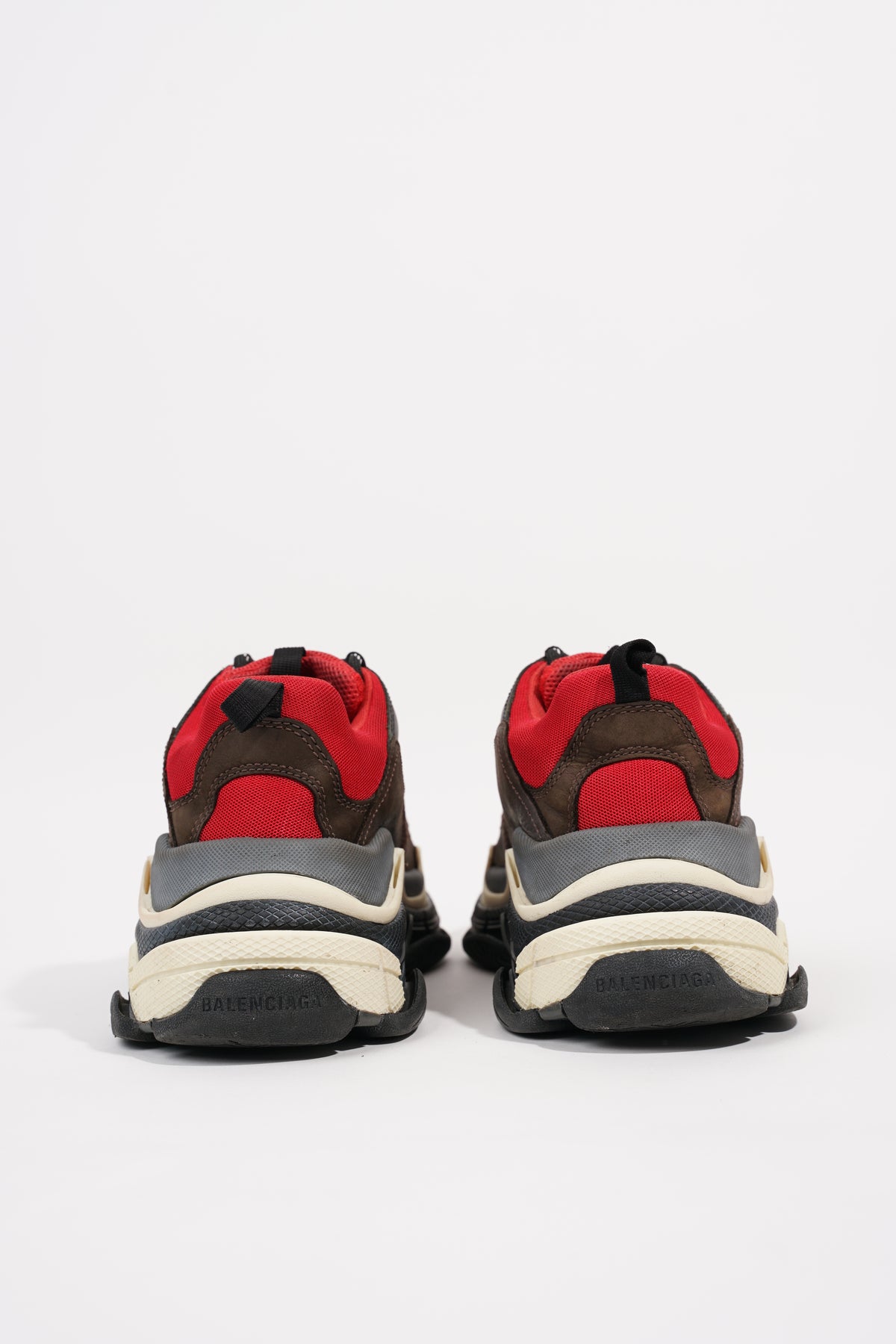 Balenciaga Mens Triple S Red / Black / Navy EU 40 / UK 6 – Luxe Collective