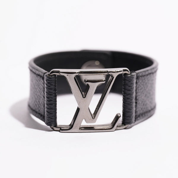 Louis Vuitton Monogram Eclipse Hockenheim Bracelet Size 17 - Yoogi's Closet