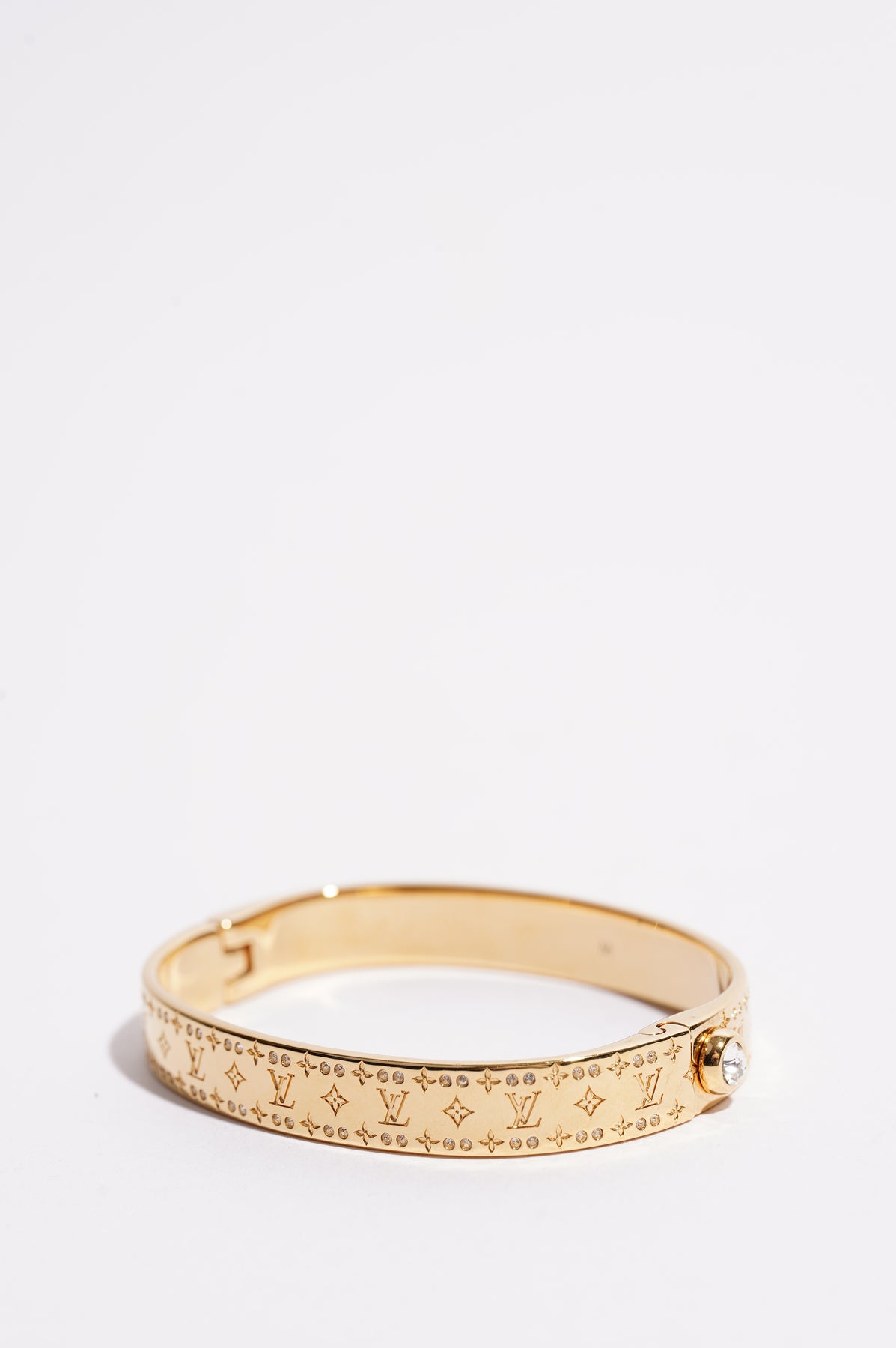 Louis Vuitton Bracelet Women M00254 Nanogram Gold Silver Combo Monogram M