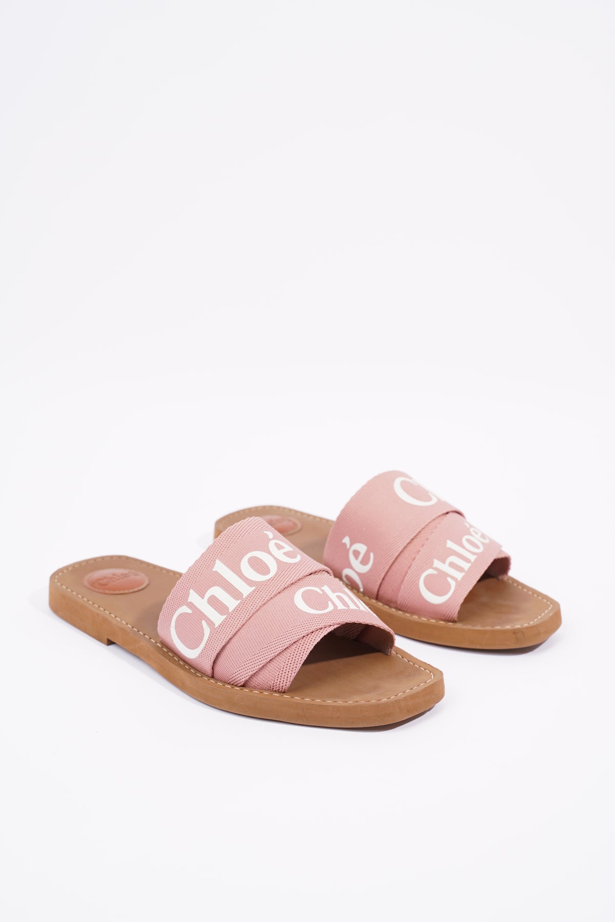 Chloe pink online slides