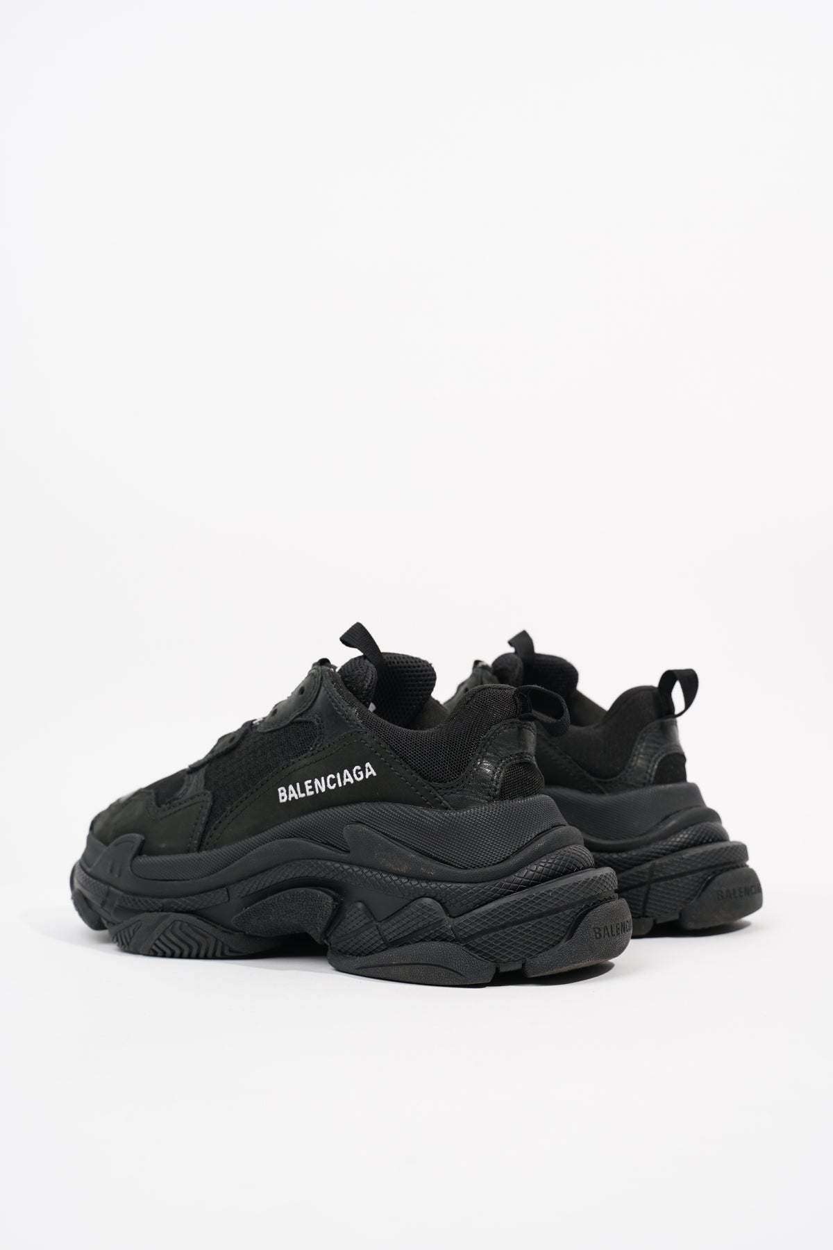 Balenciaga Womens Triple S Black EU 38 UK 5 Luxe Collective