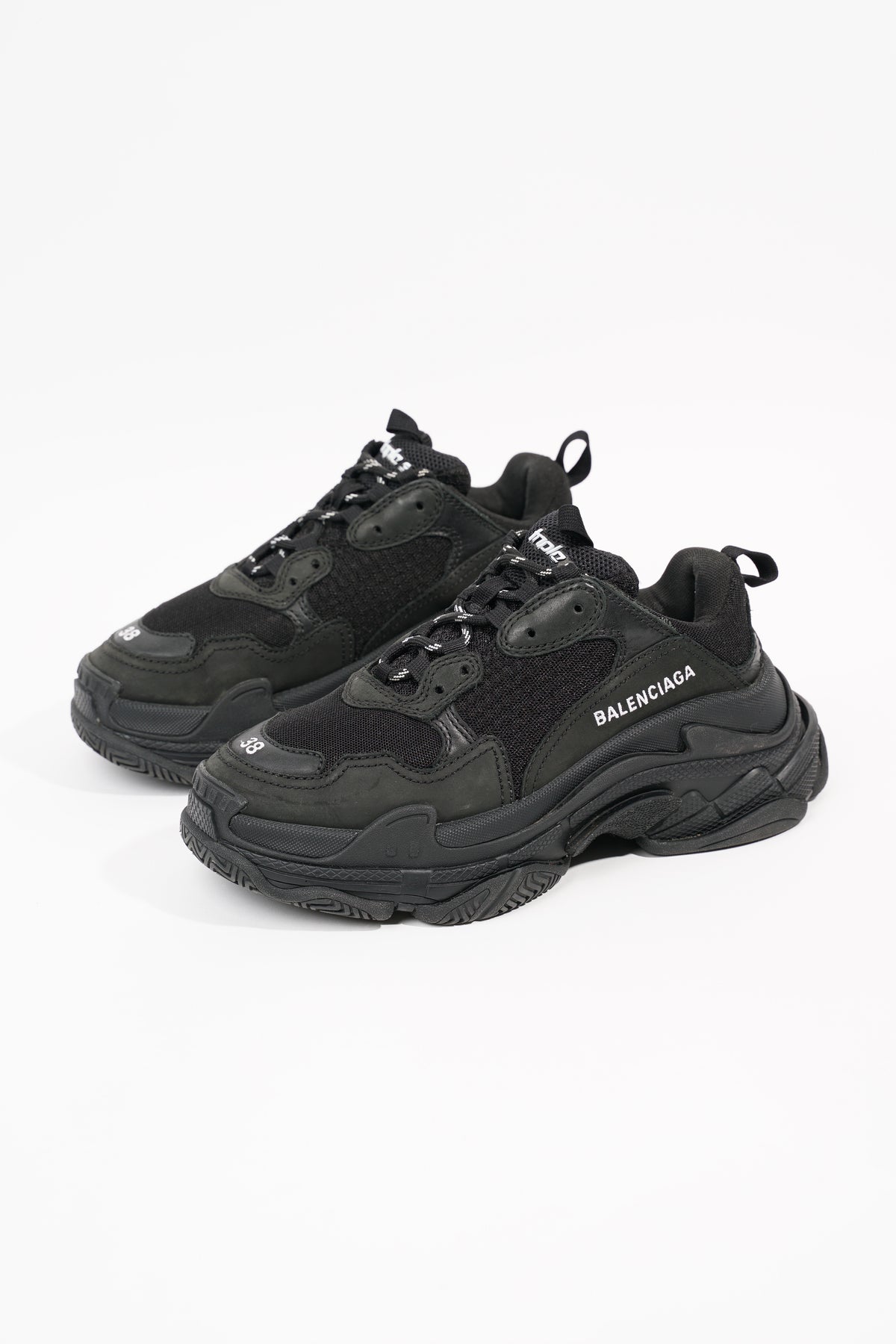 Balenciaga Womens Triple S Black EU 38 / UK 5 – Luxe Collective