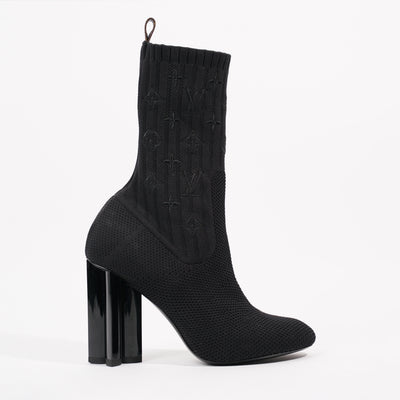 Louis Vuitton Womens Silhouette Ankle Boot Black EU 37 / UK 4