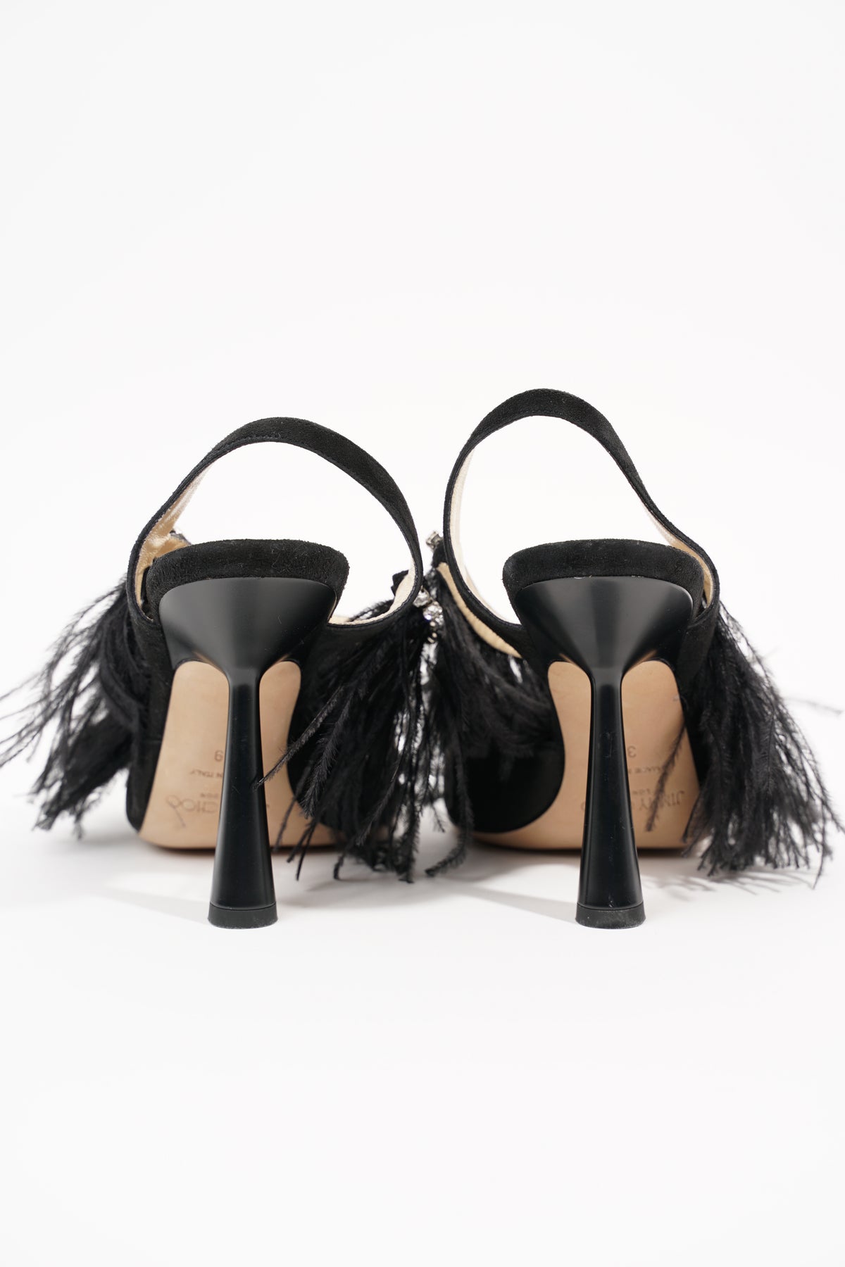 Jimmy choo heels sales with feather