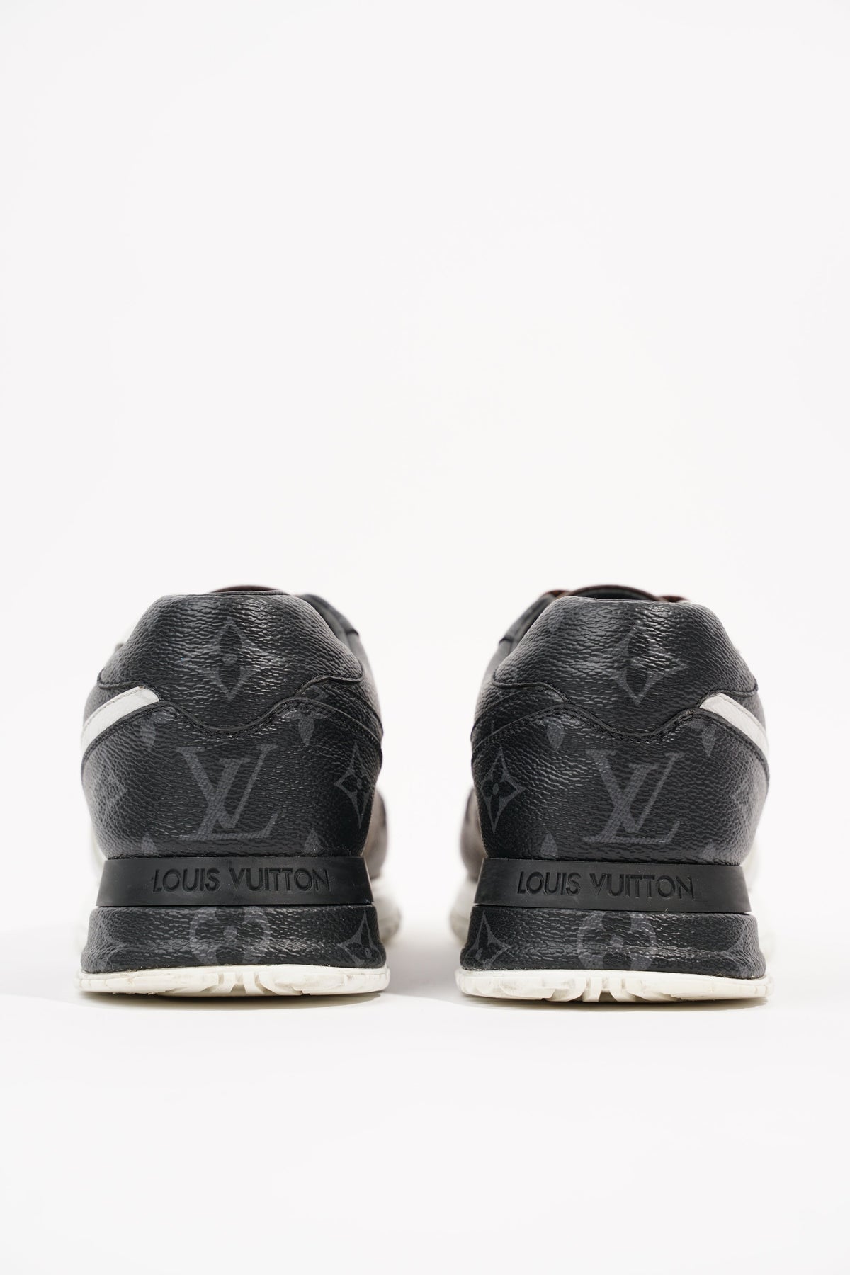 Run away leather trainers Louis Vuitton Black size 39 EU in