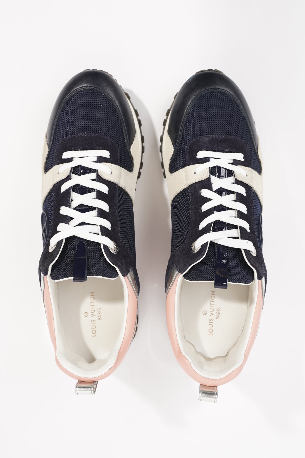 Louis Vuitton Womens Run Away Navy / Cream / Pink EU 41 / UK 8