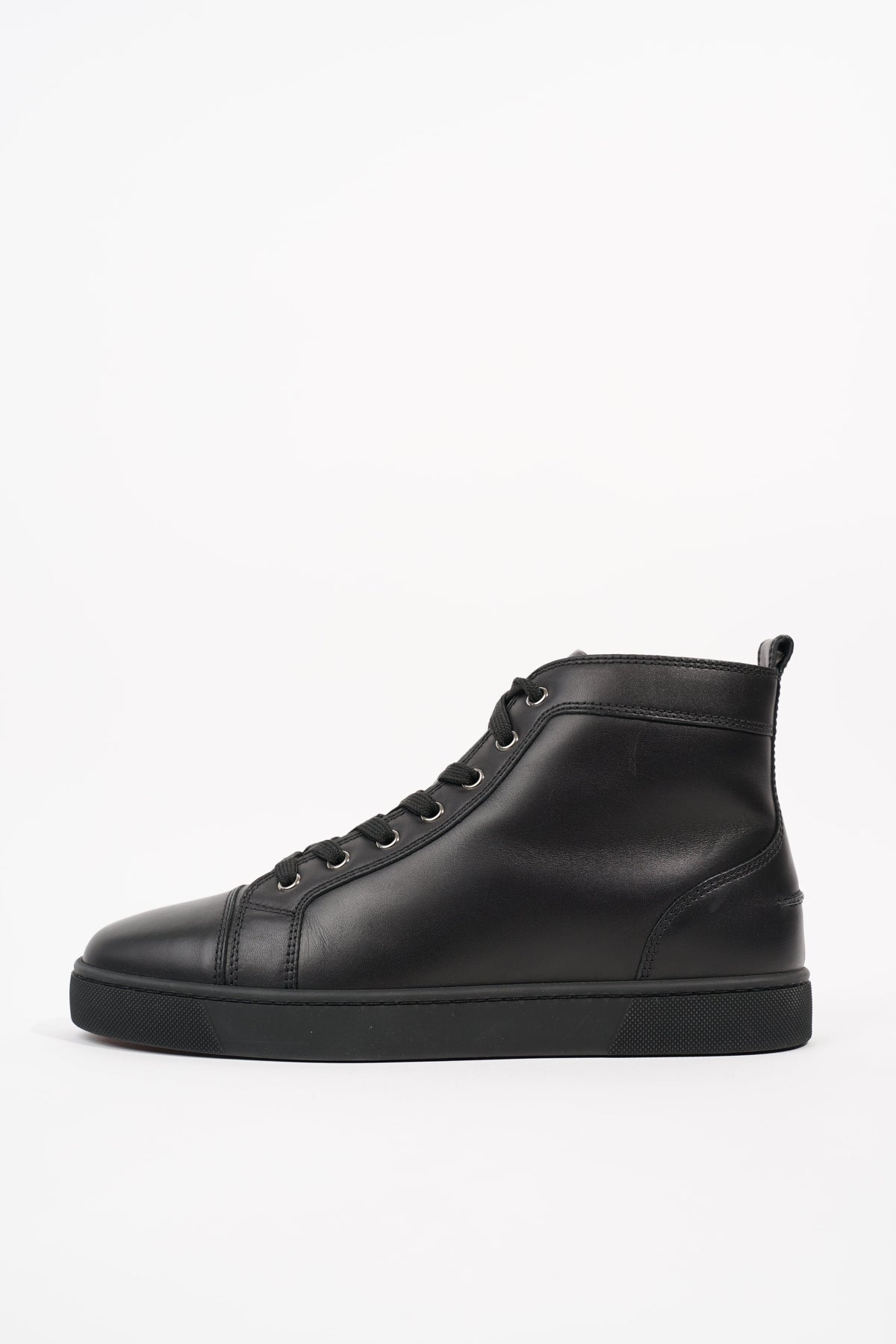 Louis - High-top sneakers - Calf leather - Black - Christian Louboutin