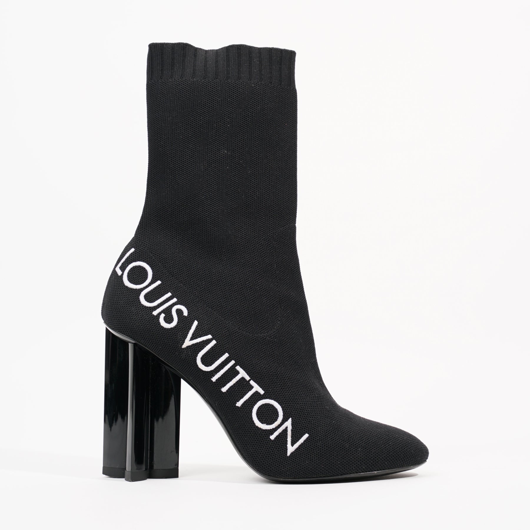 Louis Vuitton lv woman shoes knitted sock boots