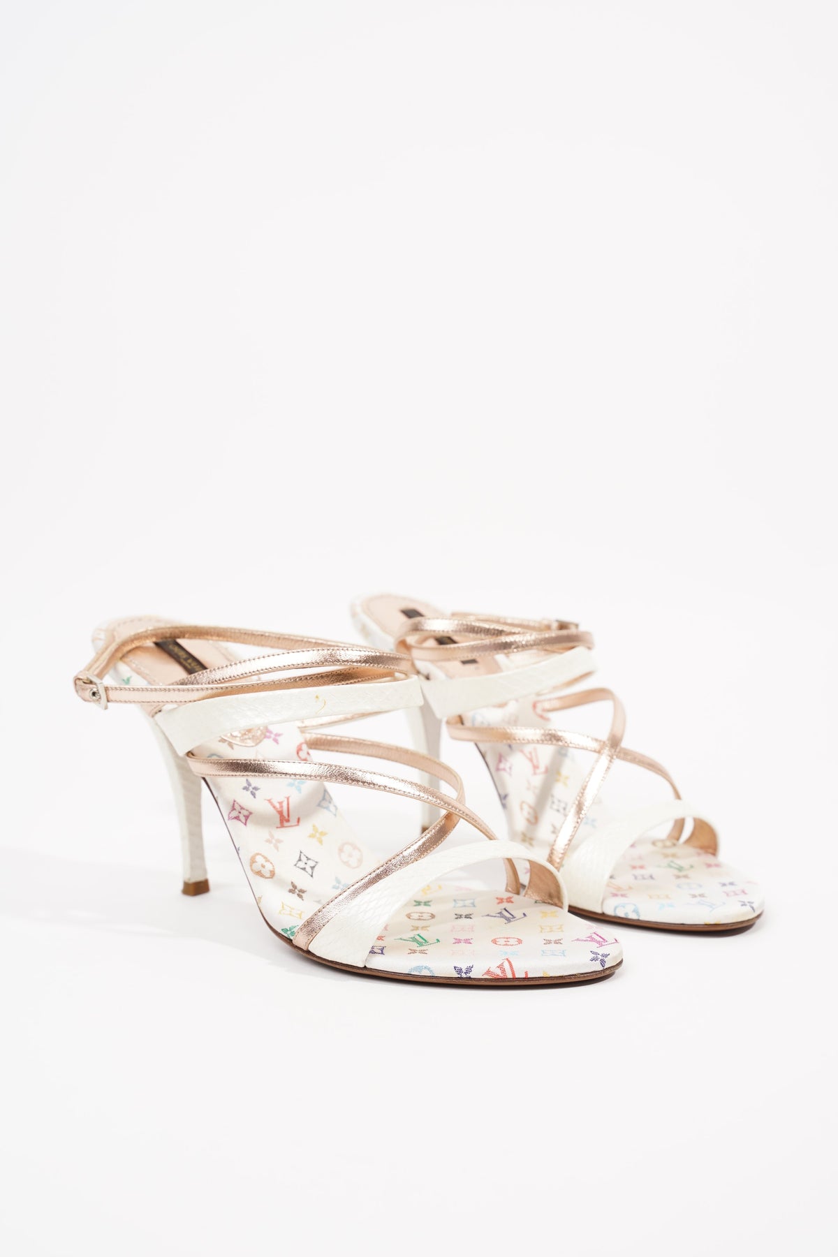 Louis Vuitton Women's White Sandals